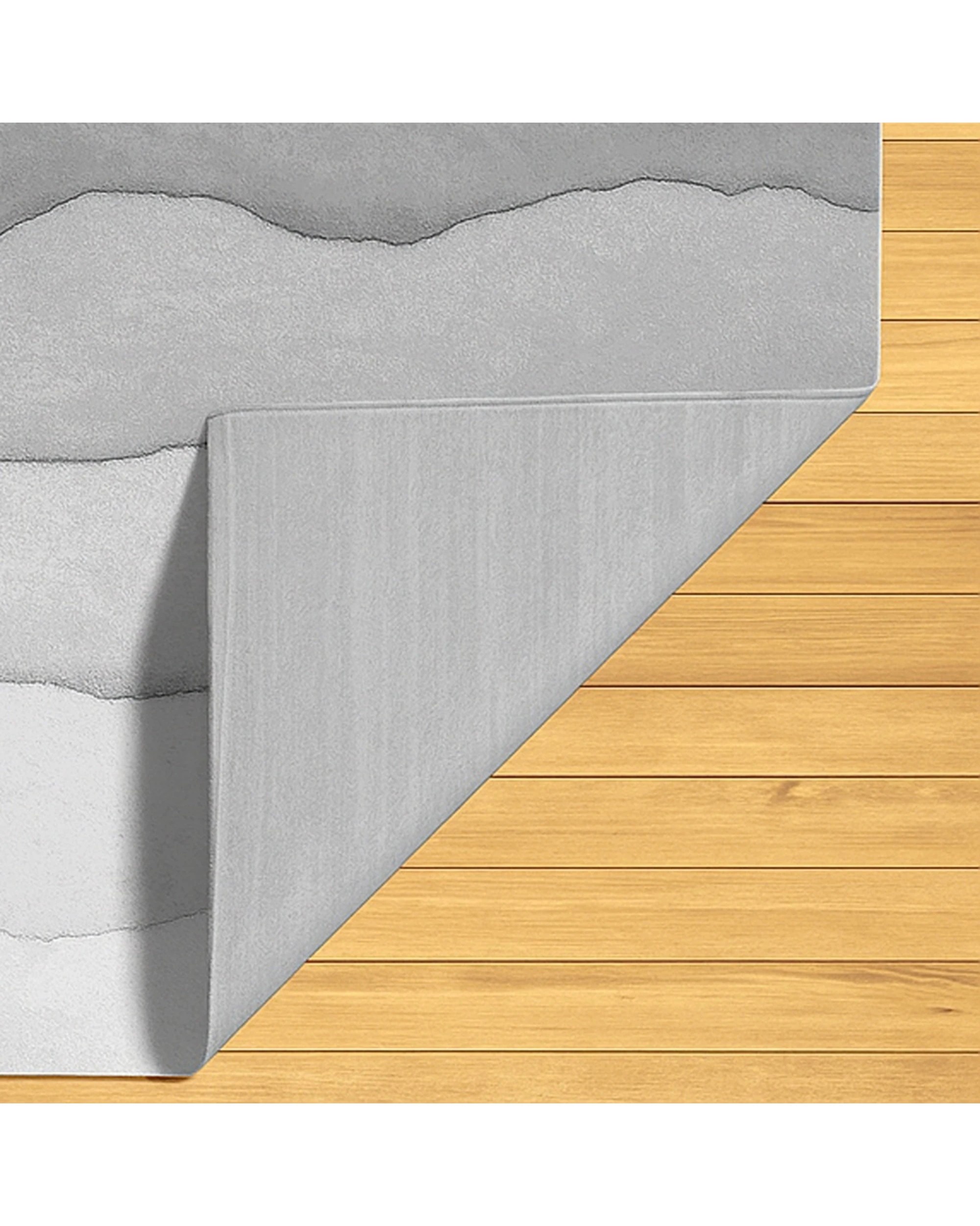 6 Urban Style Abstract Printed Microfibre Rug Home Decor 160x240cm - Grey, 6 of 6