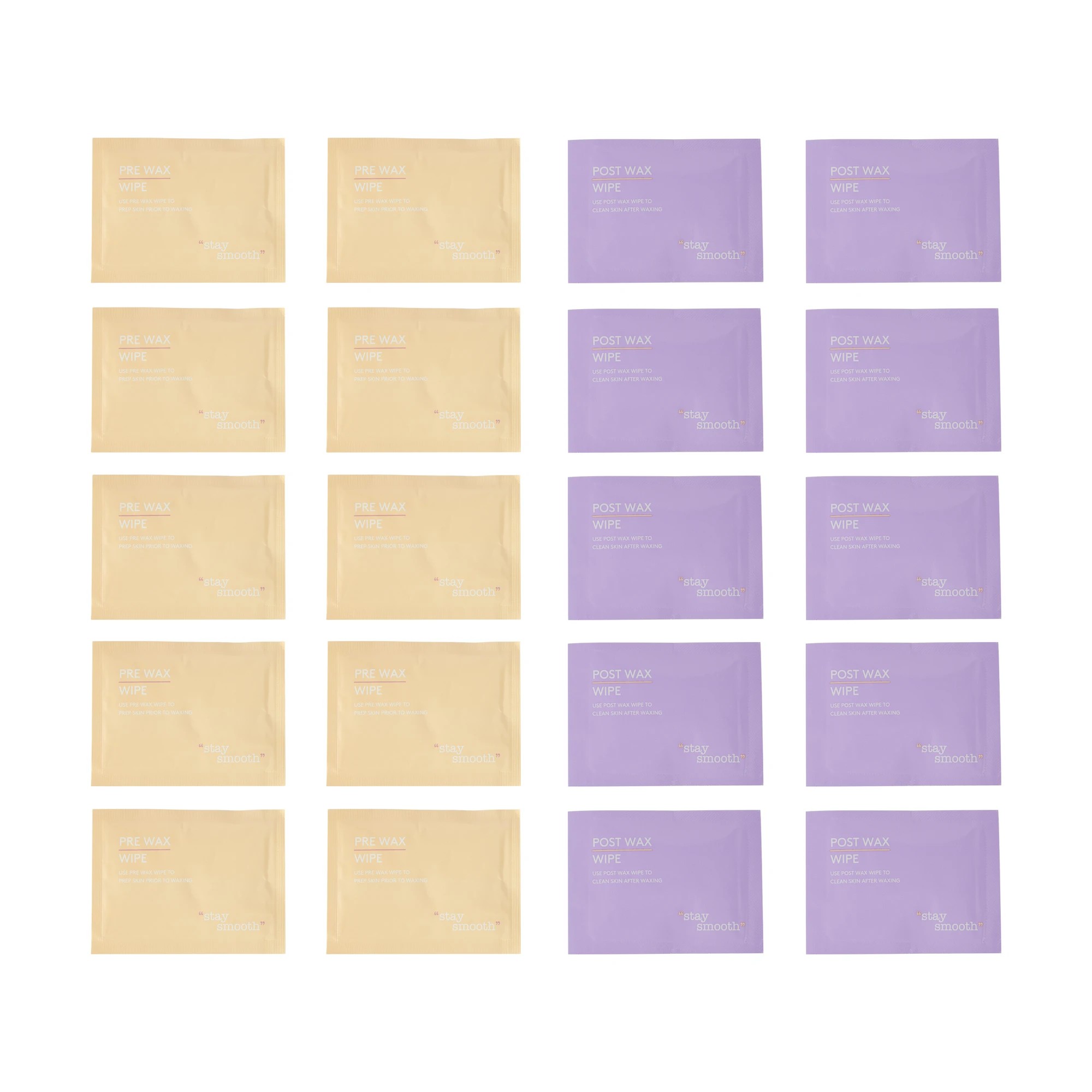 2 OXX Bodycare Sweet Cheeks Pre and Post Wax Wipes, 2 of 5