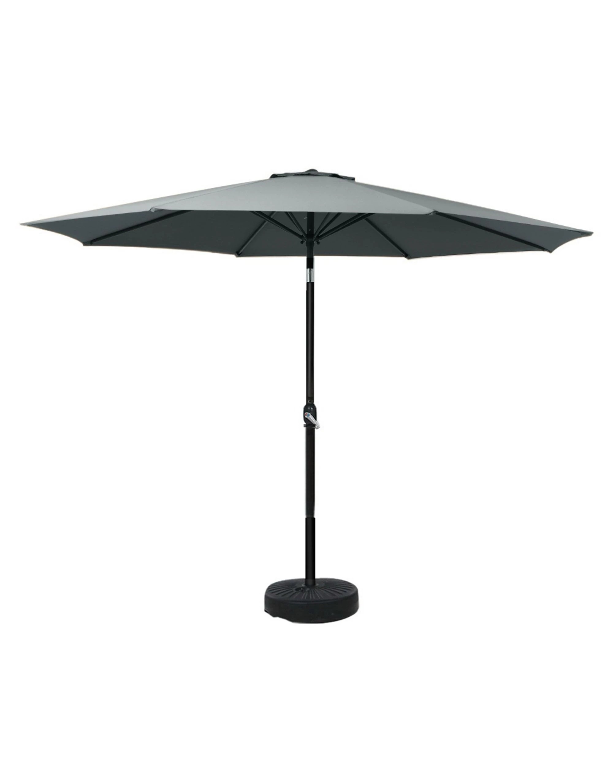 1 Instahut Outdoor Umbrella 3m Base Beach Pole Garden Tilt Sun Patio Uv
 - Grey, 1 of 3