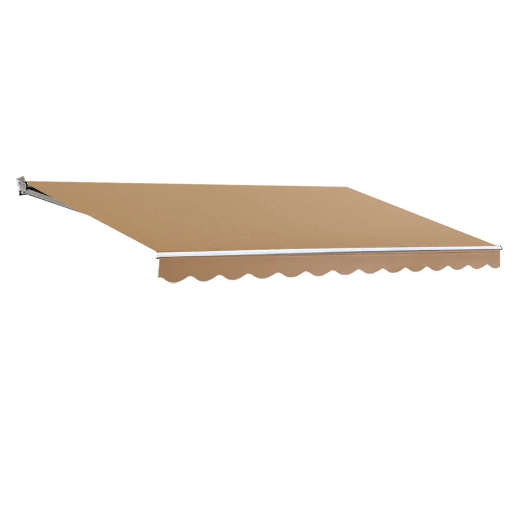 1 Instahut Retractable Folding Arm Awning Manual Sunshade 2.5Mx2M - Beige, 1 of 6