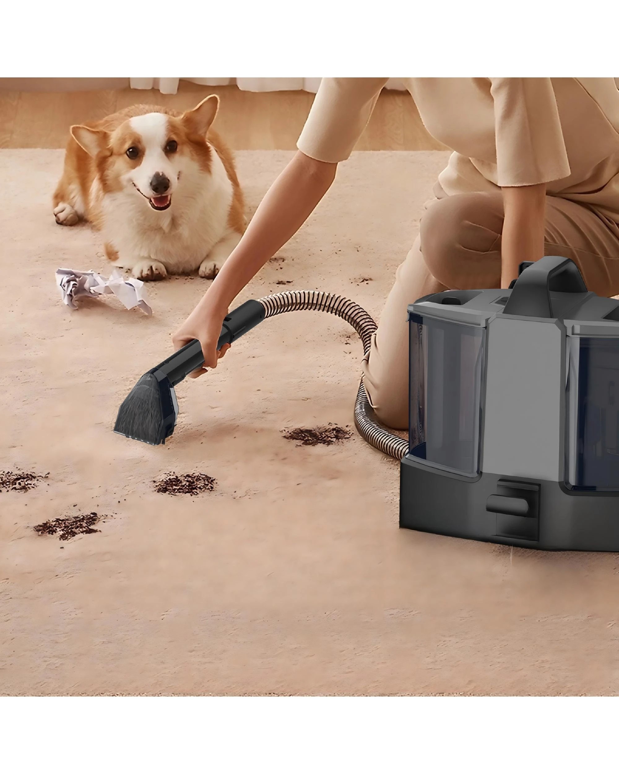 7 Advwin Spotclean, Portable Carpet And Upholstery Cleaner, For Pets, Carpet, Area Rugs, Couches, Upholstery, Car, 7 of 7