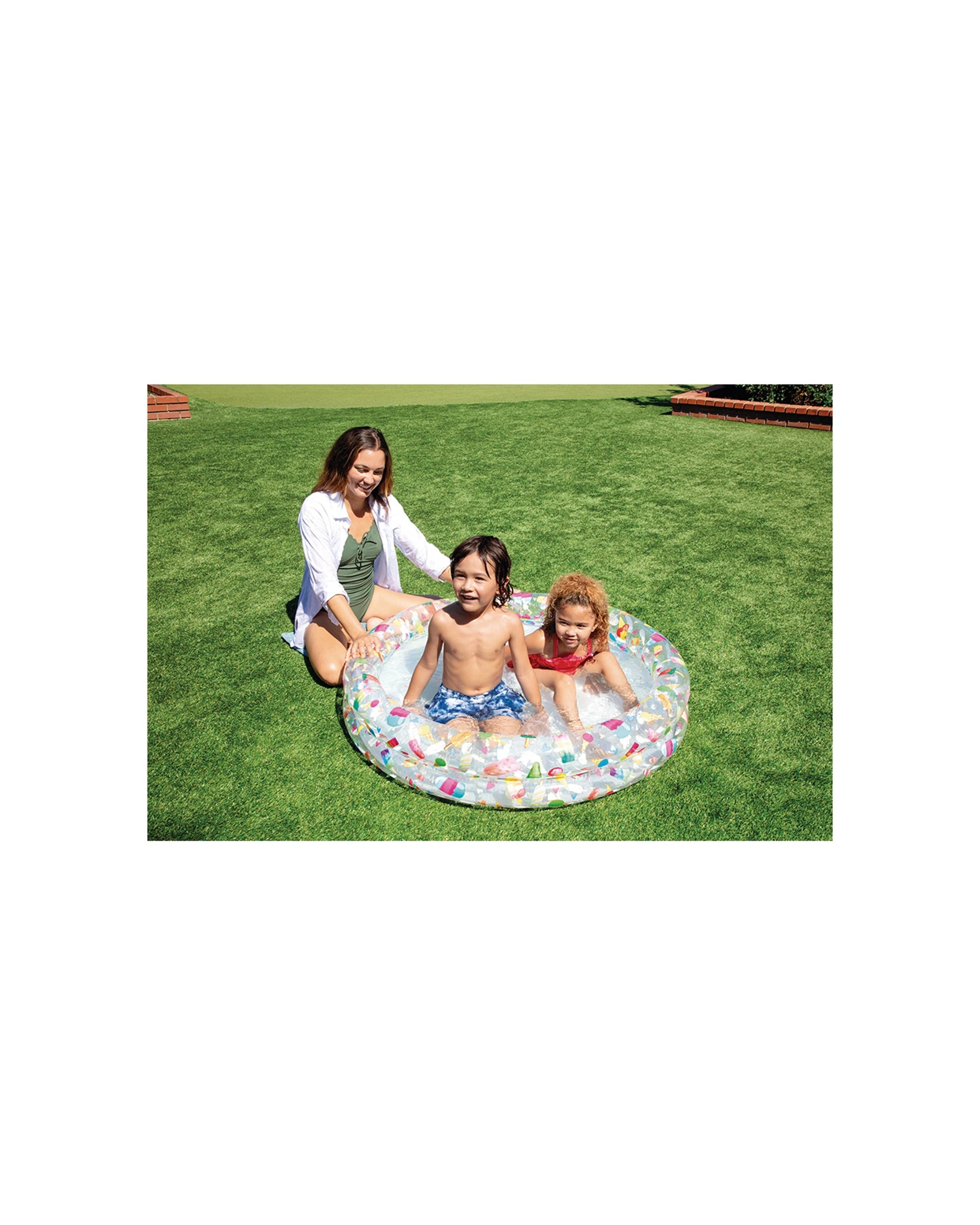 4 Intex Ice Pop Vinyl Inflatable Pool Ball Ring Set - Multi, 4 of 7