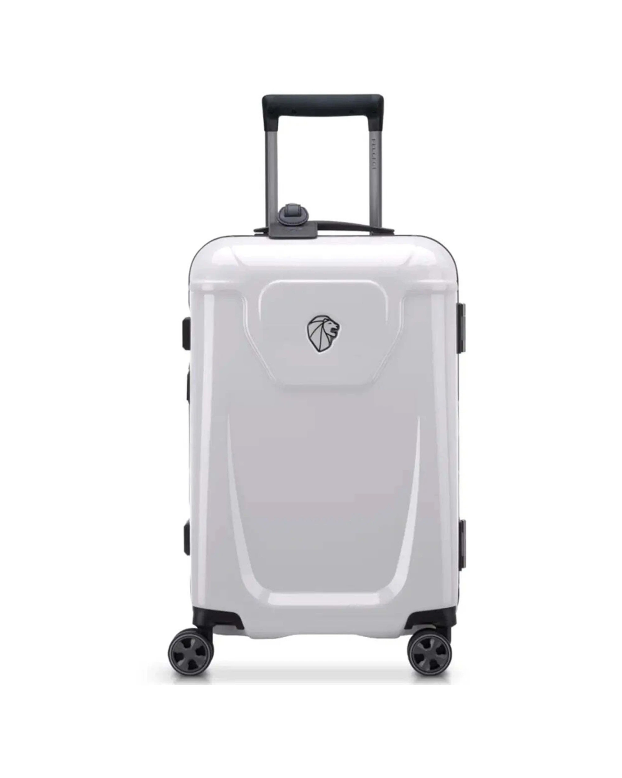 1 Delsey Peugeot 55 cm 4-Wheel Cabin Suitcase USB Port TSA Locks Polycarbonate - White, 1 of 4