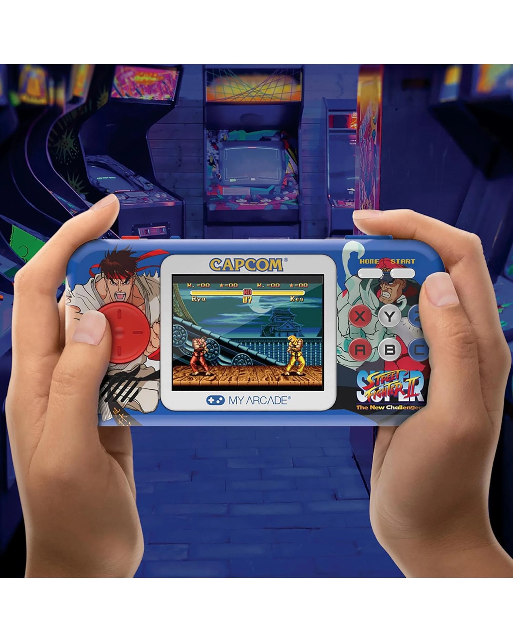 4 My Arcade Super Street Fighter II Pocket Player Pro + Travel Case, 4 of 5