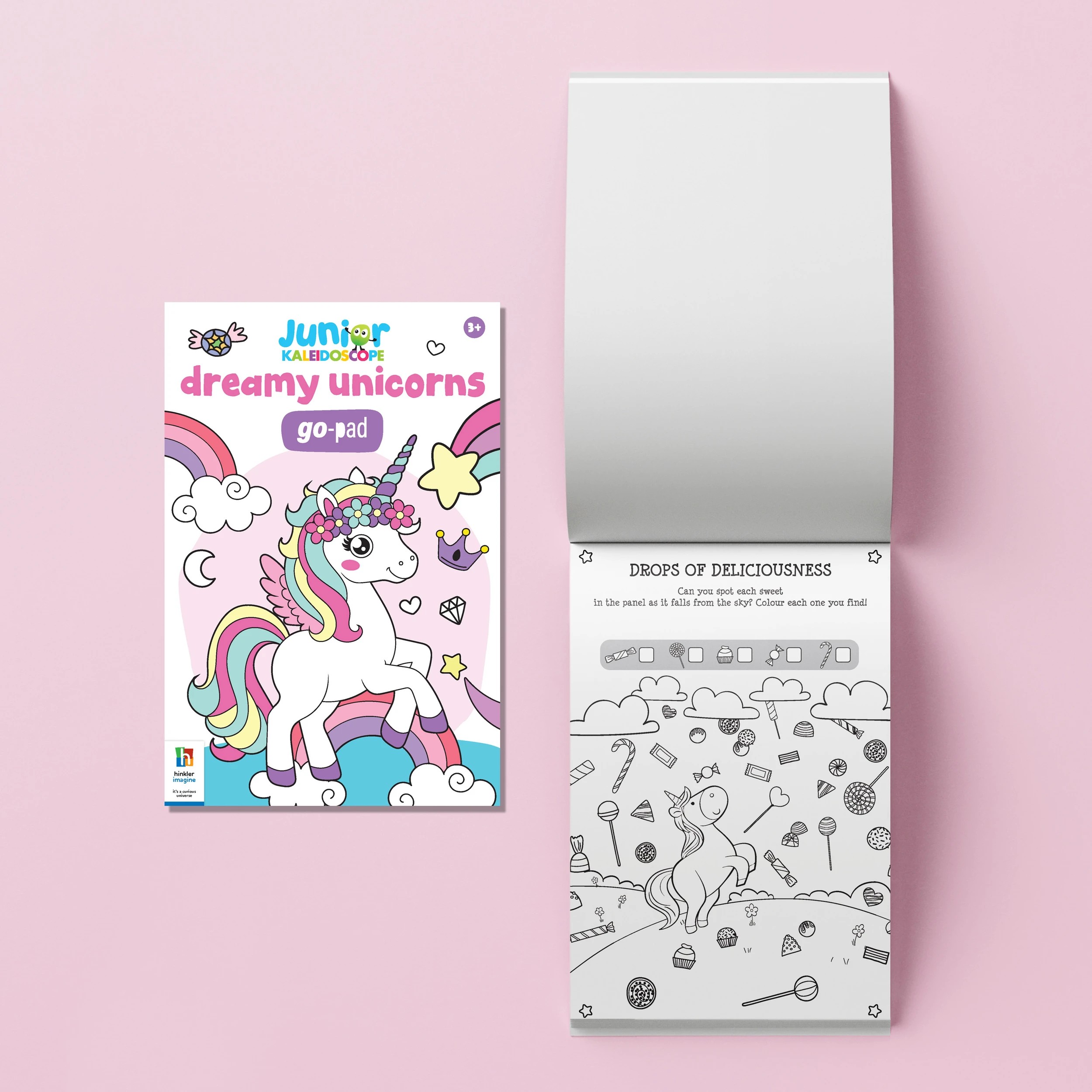 4 Junior Kaleidoscope Dreamy Unicorn Go Pad - Book, 4 of 5