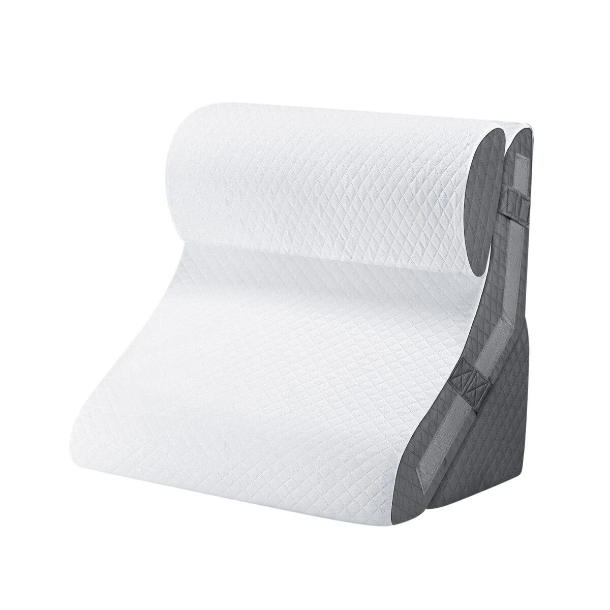 2 LUXDREAM Bed Wedge Pillow Set 3Pcs Triangle Cushion Memory Foam Head Back Support Adjustable Headrest for Sleeping, 2 of 3