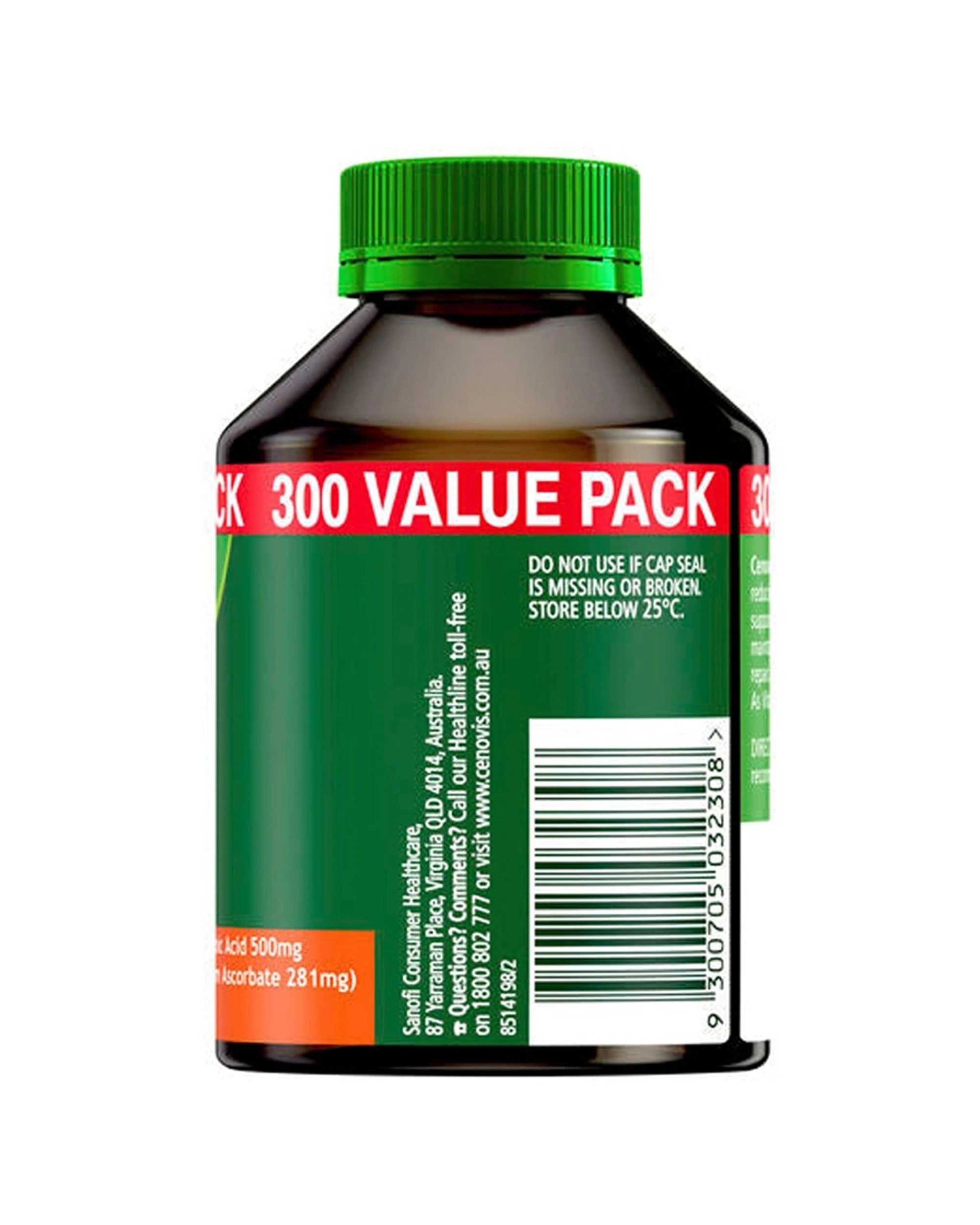 3 Cenovis 300pc Sugarless Vitamin C 500mg Antioxidant Chewable Tablets Supplement, 3 of 5