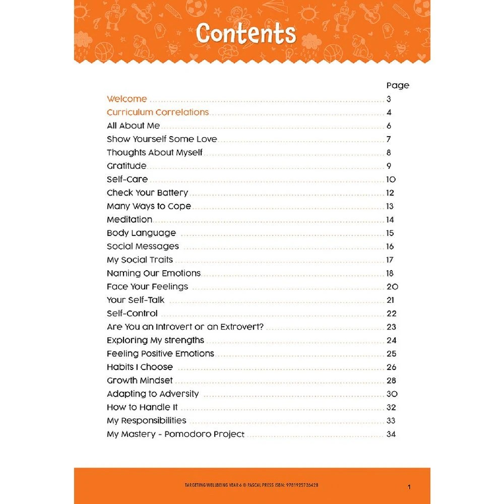 2 Targeting Wellbeing Year 6, 2 of 8
