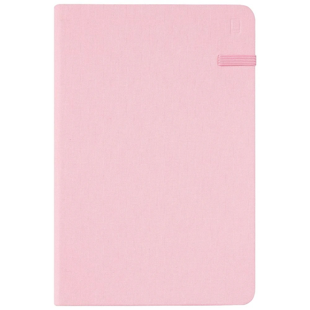 2 Modena A5 Linen Plain Notebook Pink, 2 of 5