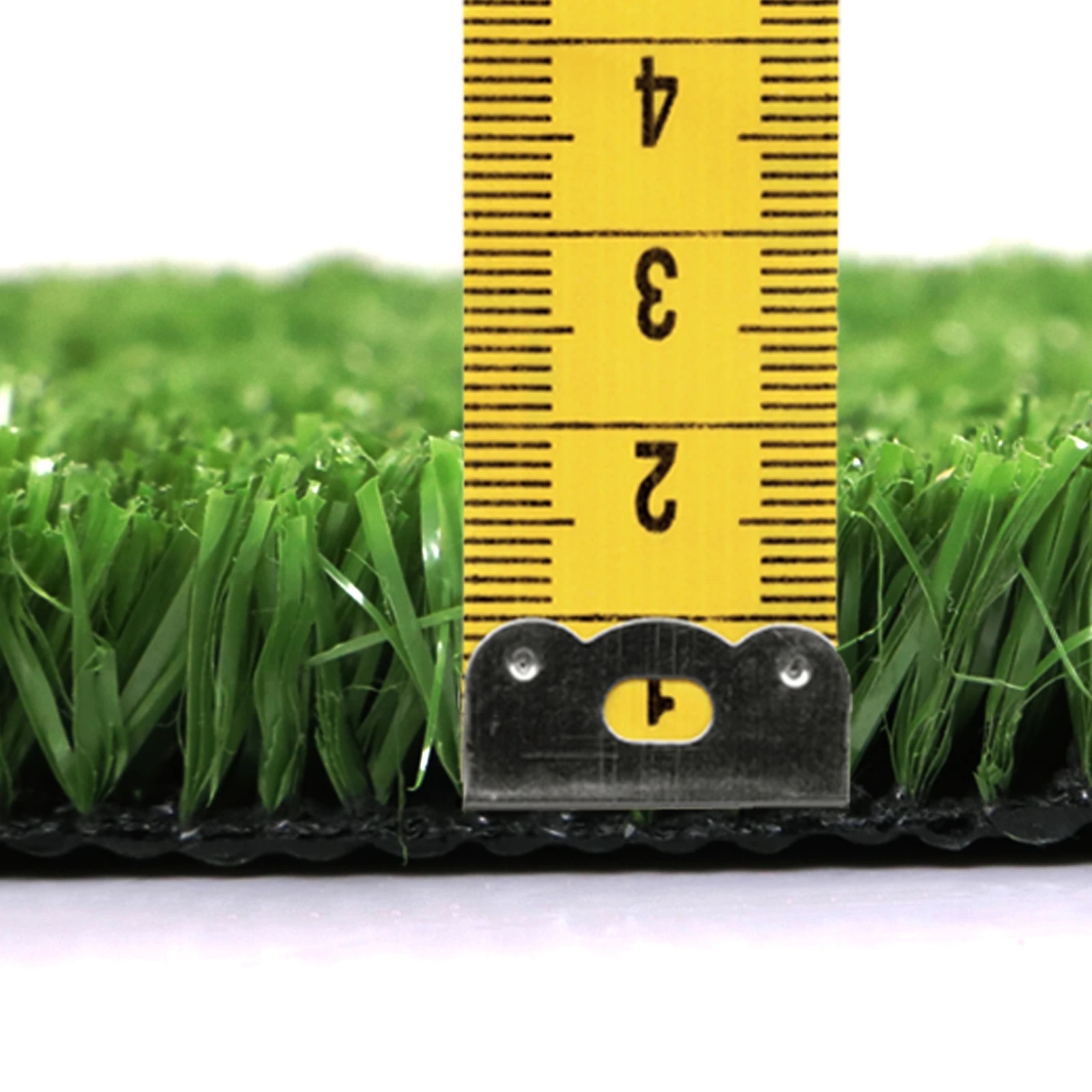 4 Artificial Grass 18mm 10sqm Synthetic Turf Gloss Fake Lawn 1mx10m - Green, 4 of 5