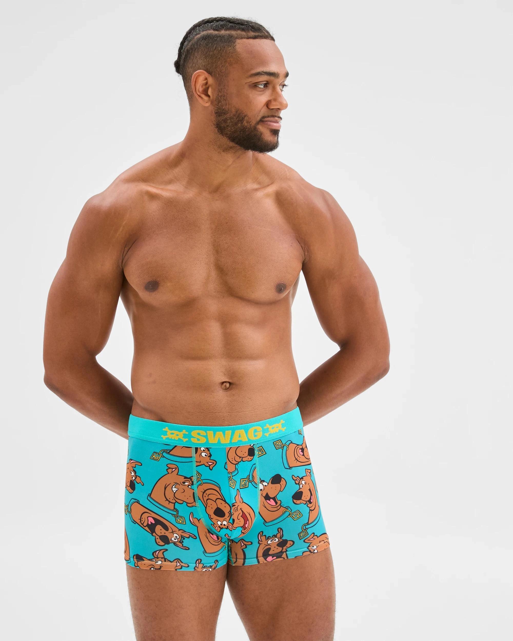 2 Swag Scooby Doo Trunks TEAL, 2 of 4