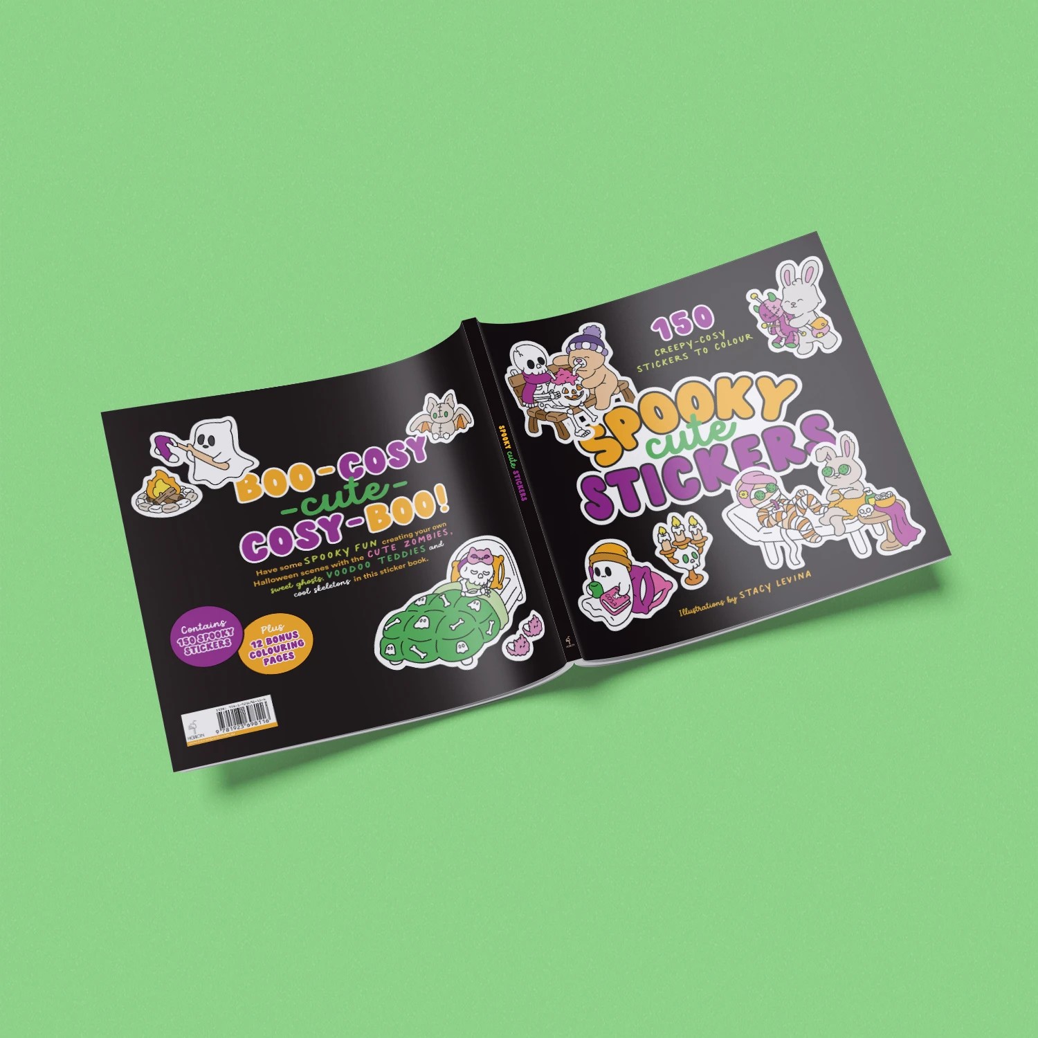 2 Spooky Cute Stickers by Stacy Levina - Book, 2 of 5