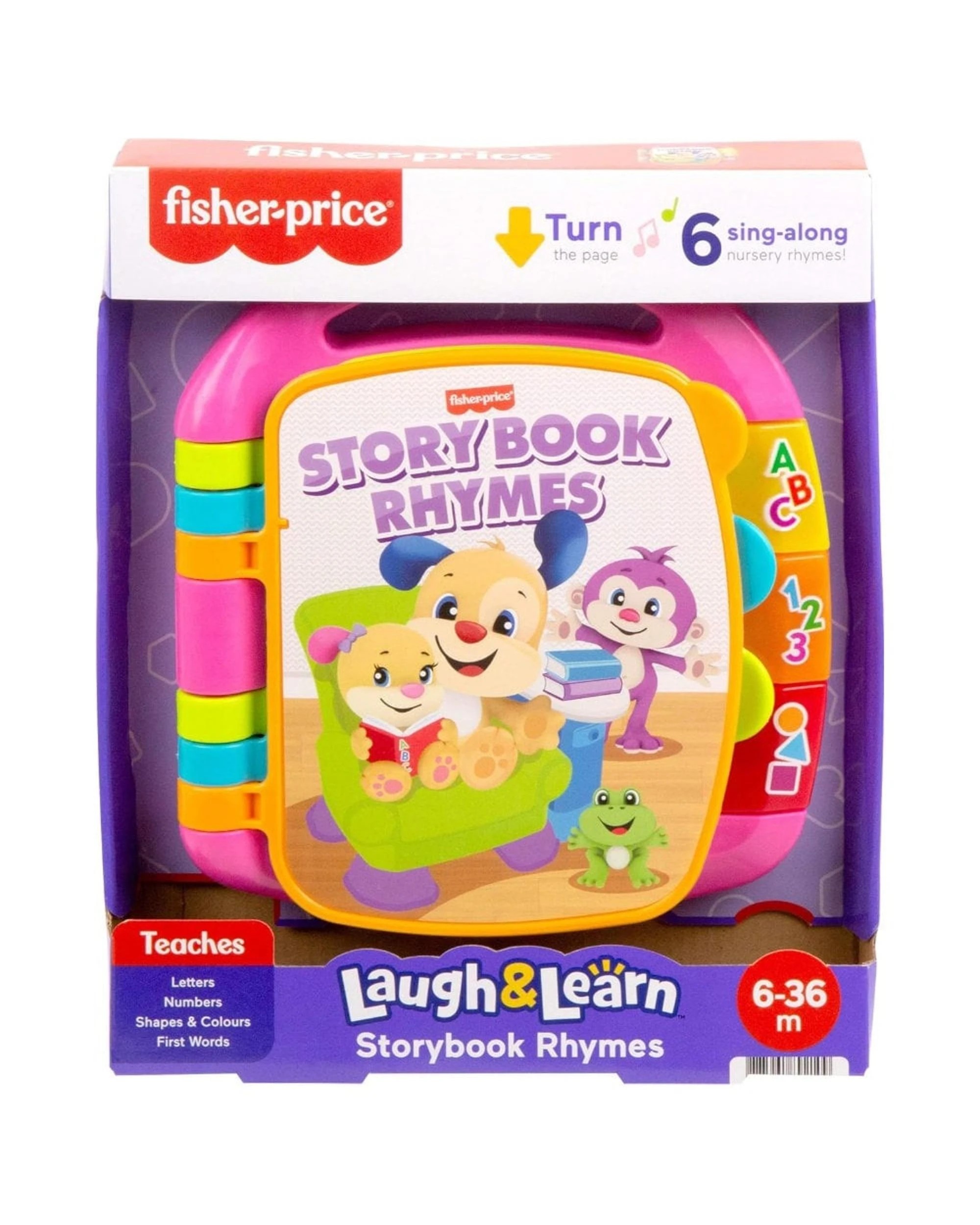 1 Fisher-Price Laugh and Learn Storybook Rhymes Pink, 1 of 1