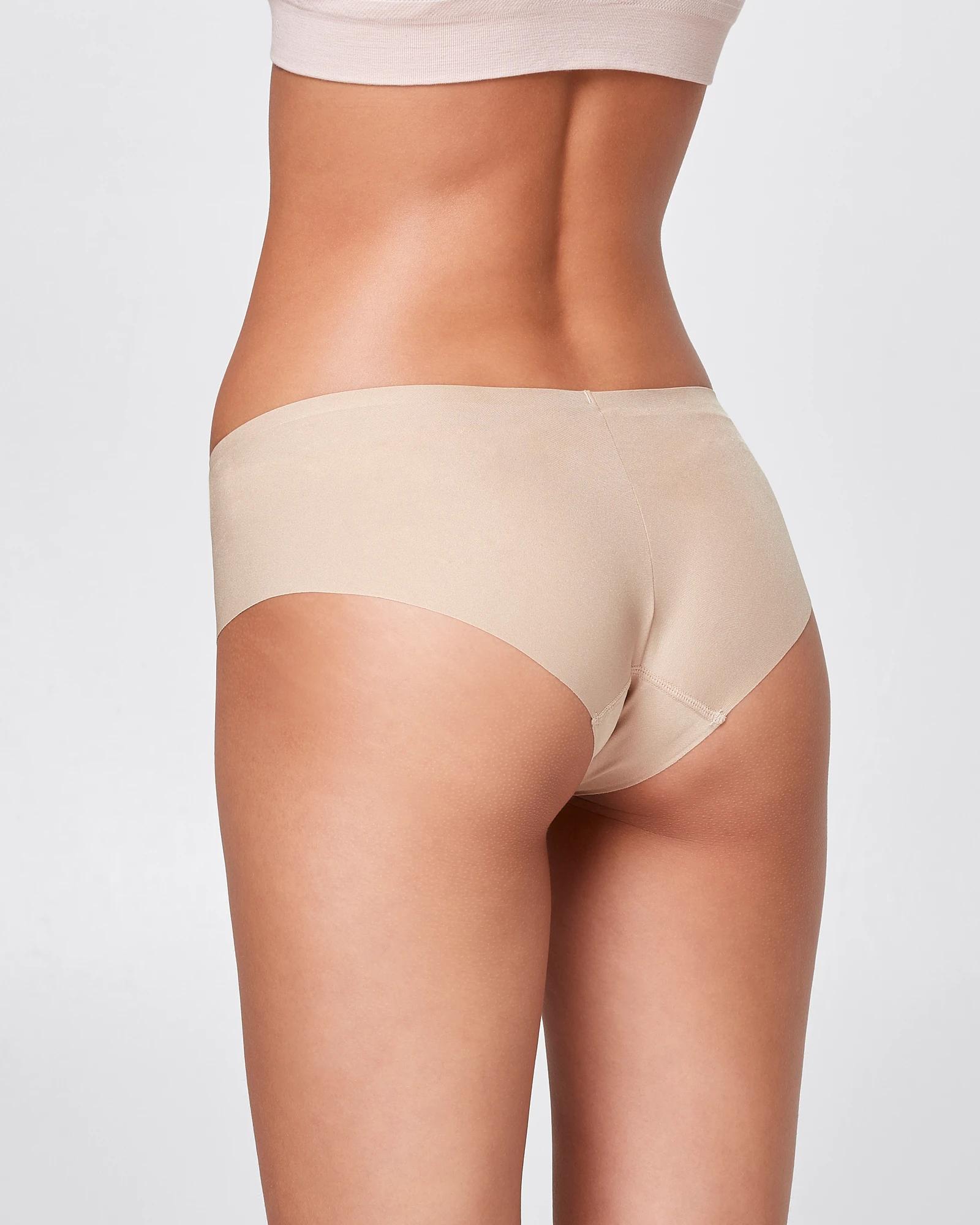 5 Target 2 Pack Bonded No Show Hipster Briefs LATTE BROWN, 5 of 6