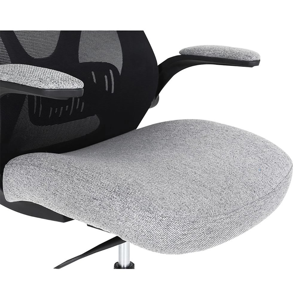 7 J.Burrows Kingston Ergonomic Fabric Chair Grey Ergonomic Chairs and Desk Chairs, 7 of 10