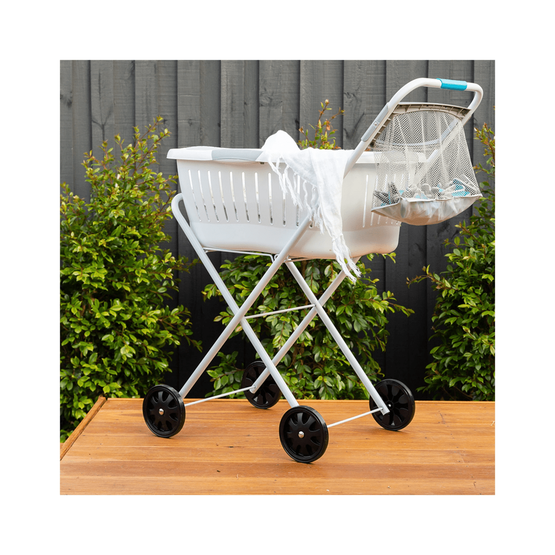 2 Hills Premium Folding Collapsible Lightweight Durable Clothing Laundry Trolley
 - Multi, 2 of 3