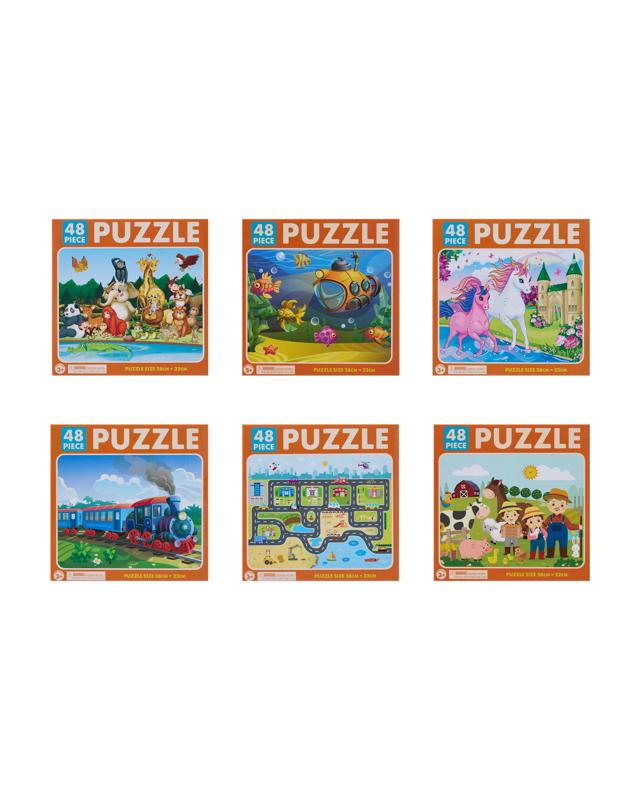 64 Piece Character Puzzle - Assorted