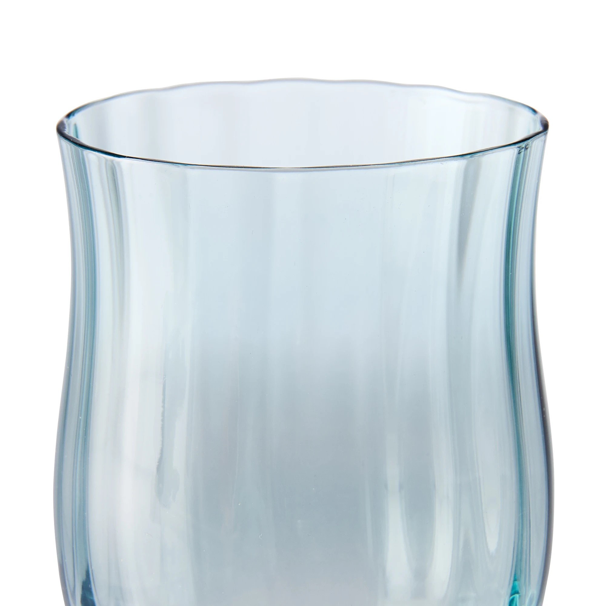 4 6 Green Tulip Stemless Glasses, 4 of 7