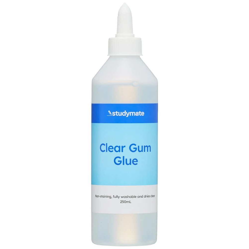 1 Studymate Clear Gum Glue 250mL, 1 of 1