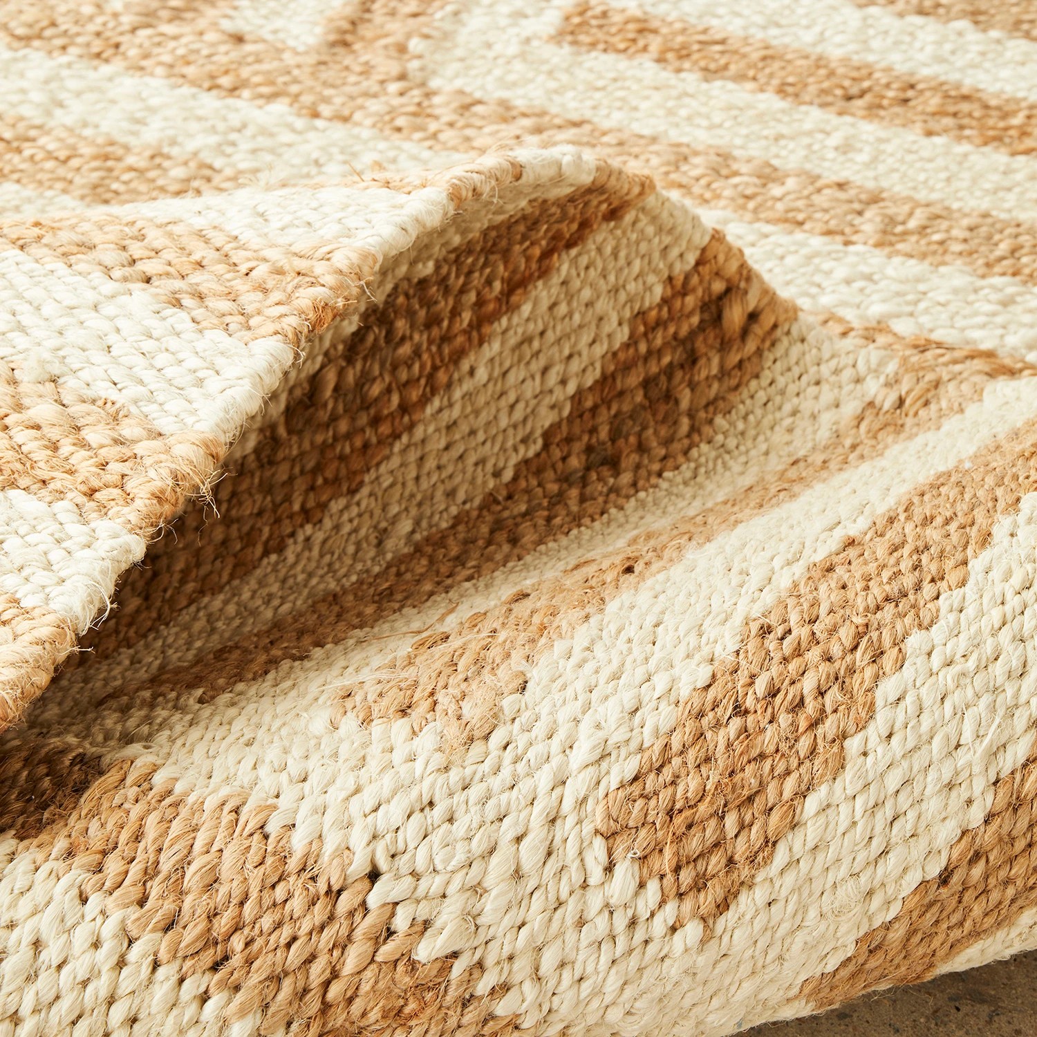 8 Common Ground Rugs Kalahari Arman 280x190cm - Large Hand Woven Jute Floor Rug - Beige, 8 of 8