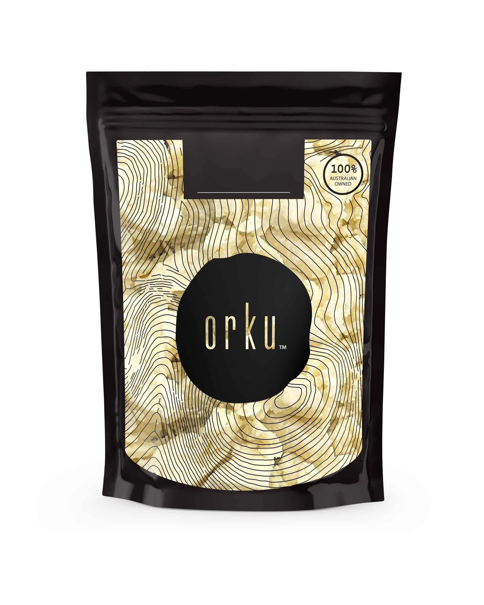 1 Orku 1Kg Organic Unrefined Shea Butter Raw African Karite Chunks, 1 of 3