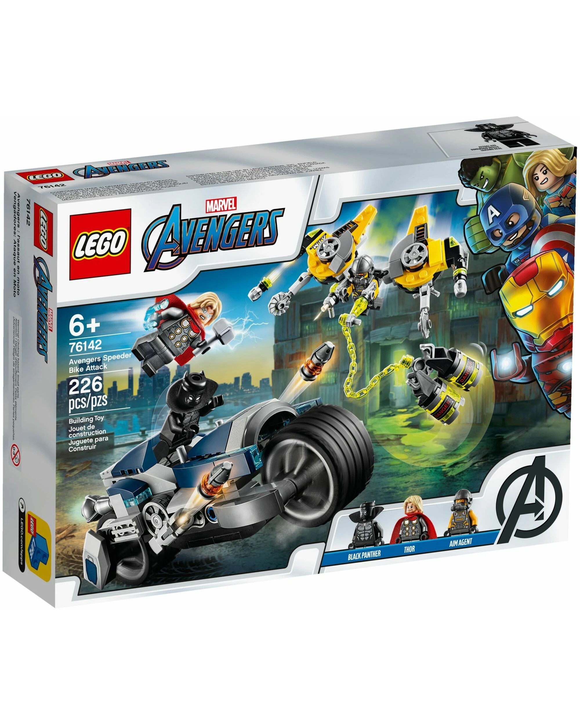 1 LEGO Marvel Super Heroes 76142: Avengers Speeder Bike Attack, 1 of 5