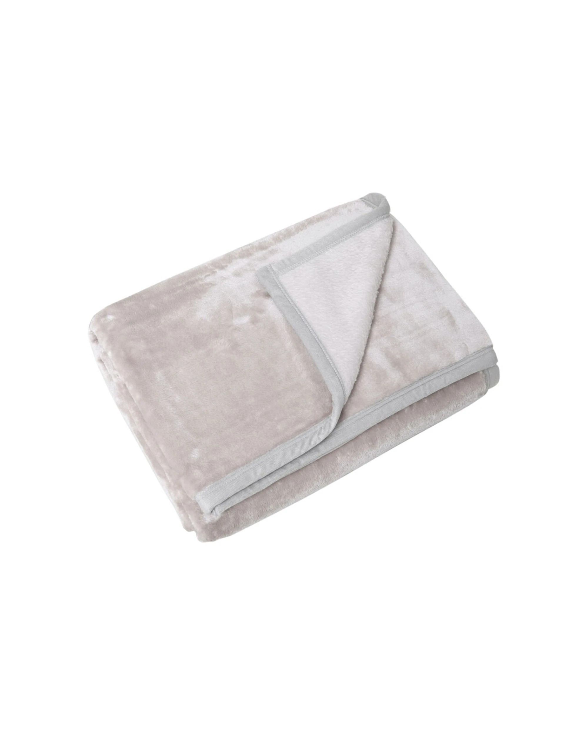 1 Onkaparinga Bed Faux Mink Polyester Blanket Moonbeam Durable Soft - Beige, 1 of 1