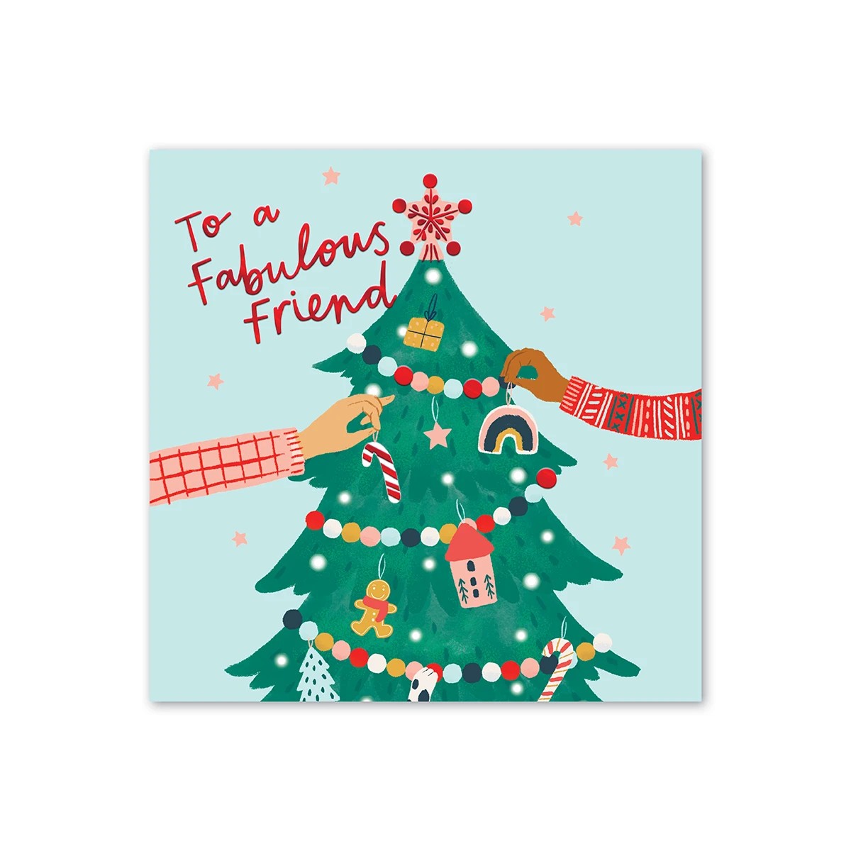 2 Hallmark Christmas Card - To a Fabulous Friend, 2 of 2