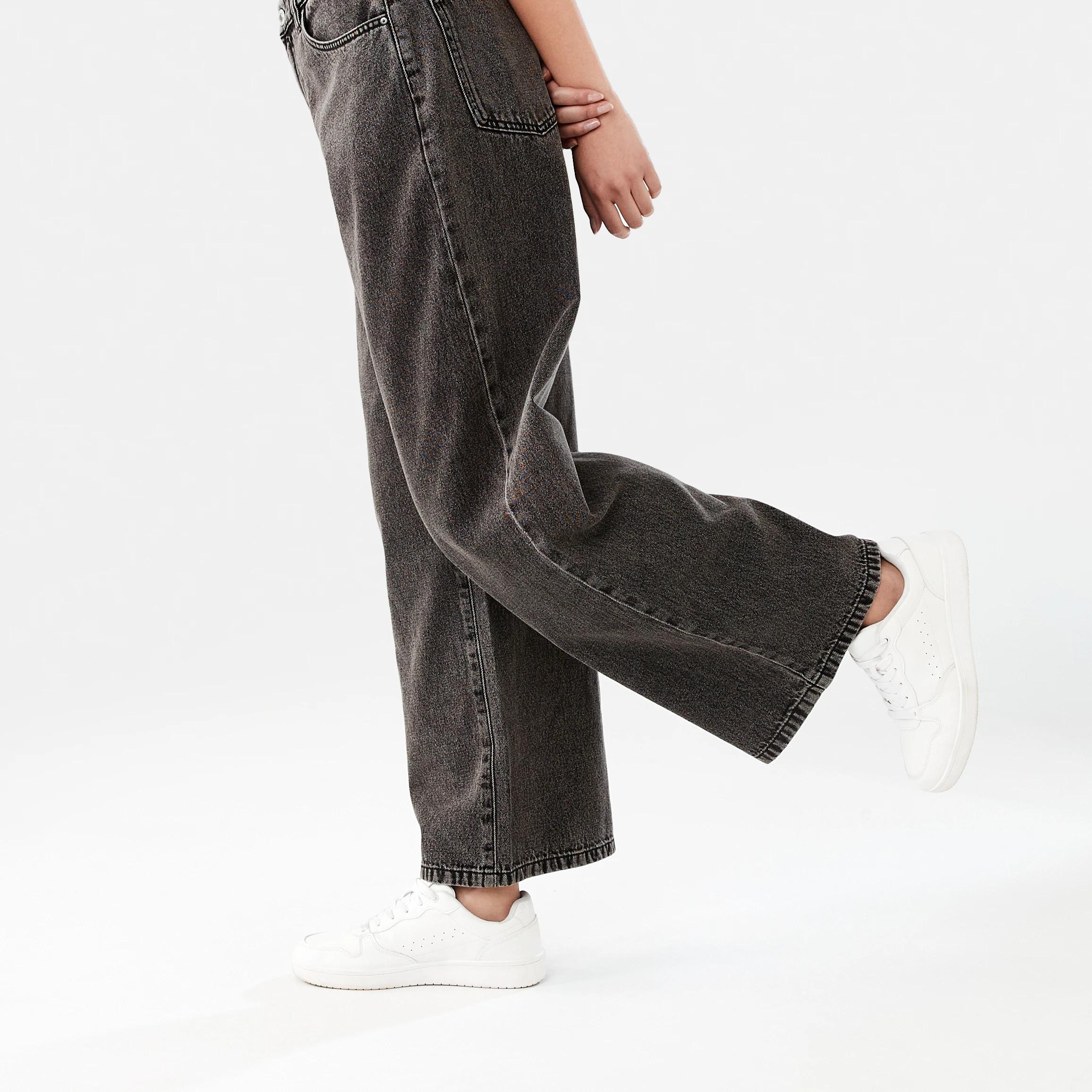 9 Wide Leg Jeans BLACK WASH, 9 of 10