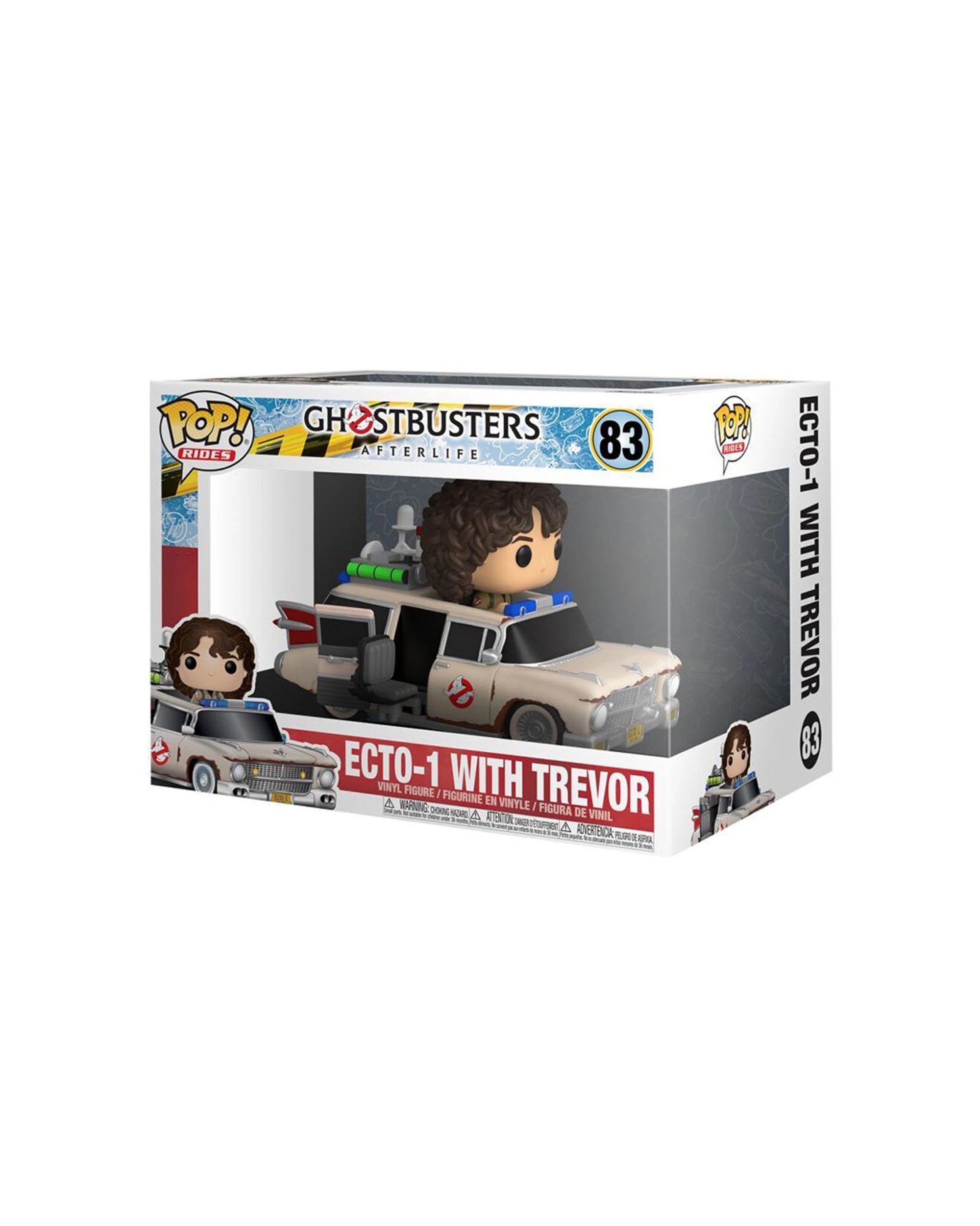 2 Ghostbusters Afterlife Ecto-1 With Trevor Pop Ride Action Figure 12cm Toy - Beige, 2 of 3