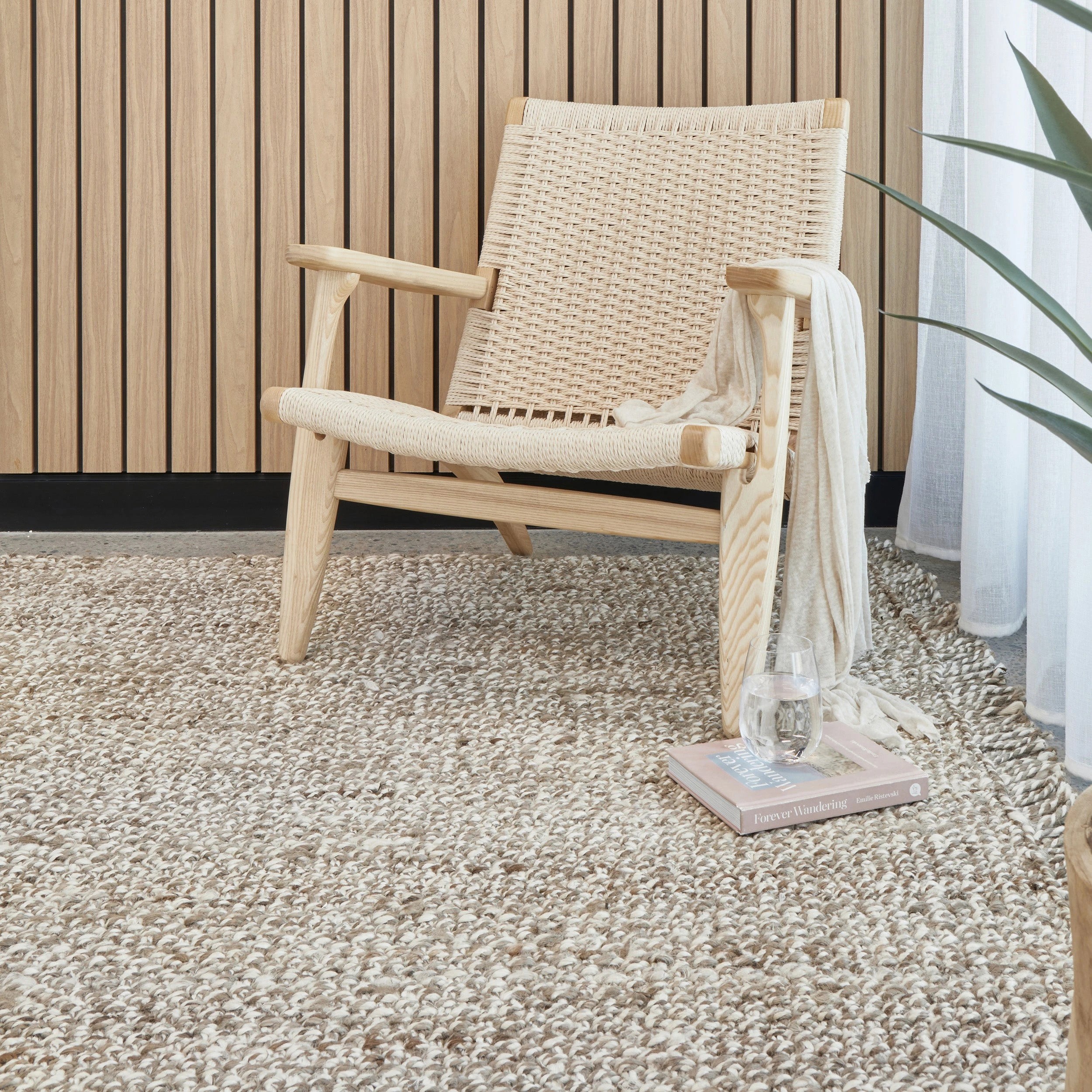 2 Common Ground Rugs Kingsley Parker 225x155cm - Medium Jute Rug - Grey, 2 of 6