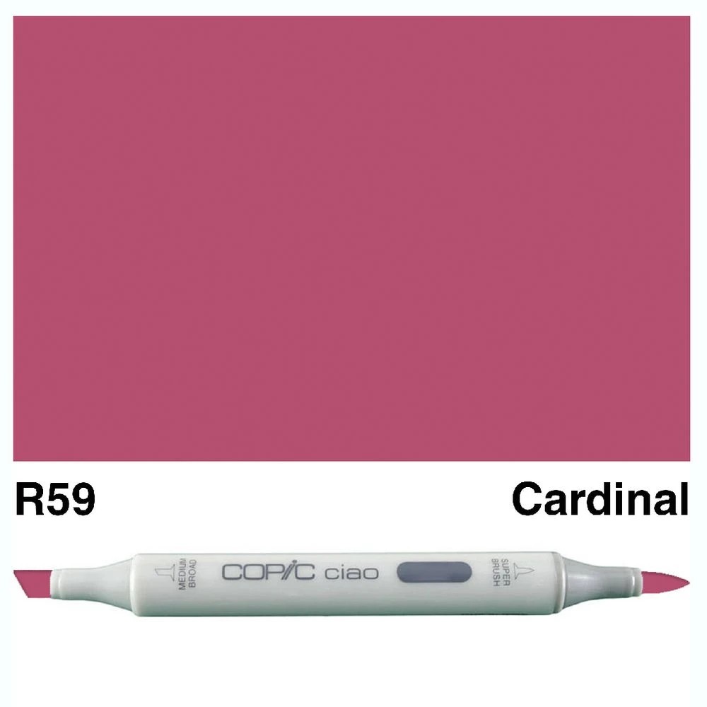 3 Copic Ciao Dual Nib Marker R59 Cardinal, 3 of 3