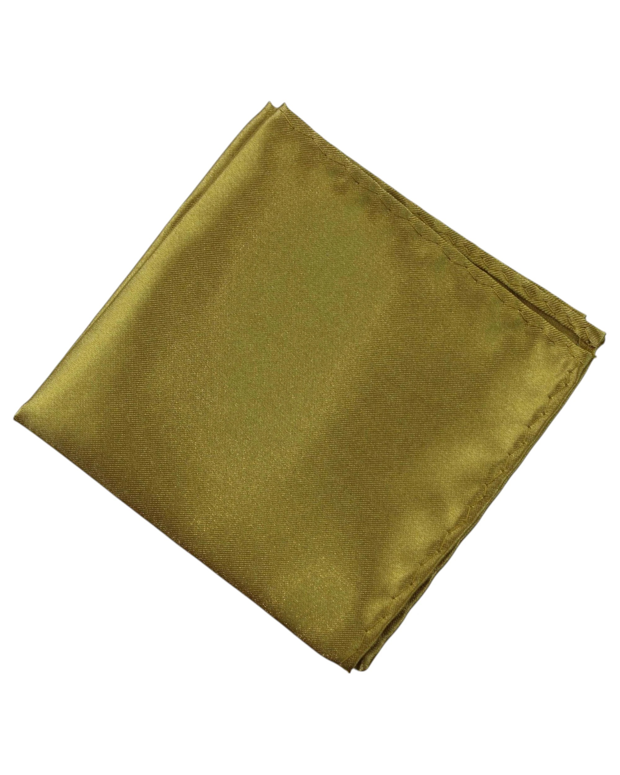 1 Zasel Mens Pocket Square - Yellow - Yellow, 1 of 3