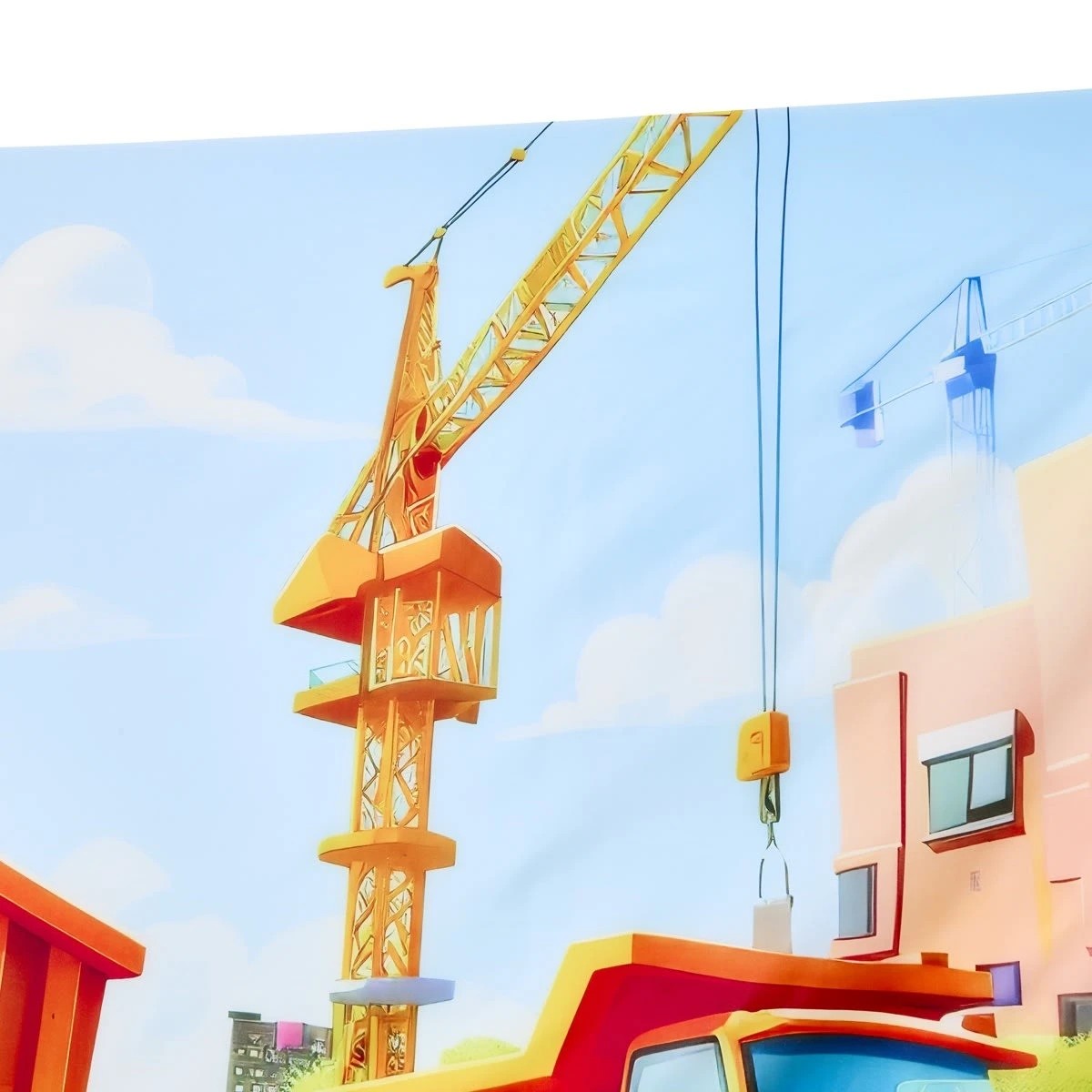 5 Construction Printed Backdrop, 5 of 6