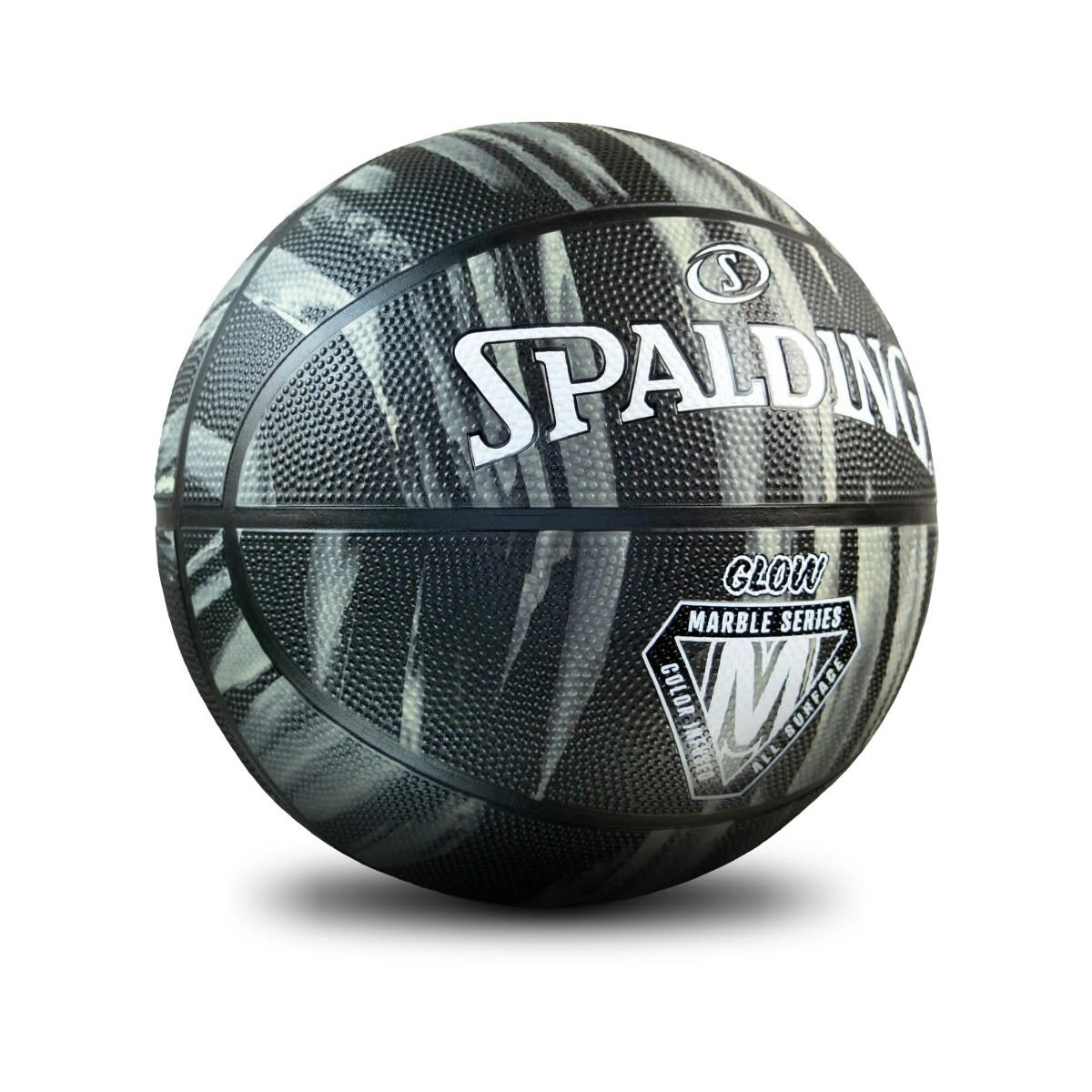 4 Spalding Marble Series Glow Basketball - Size 6, 4 of 7