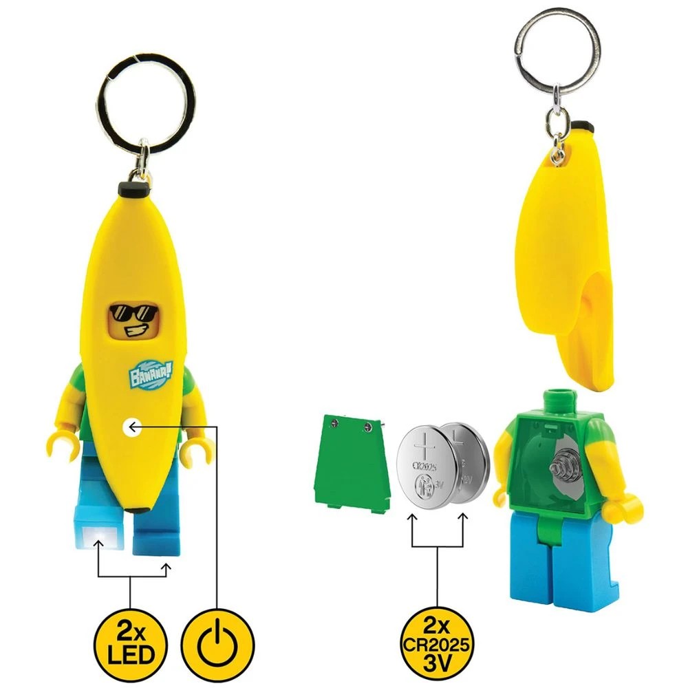 5 LEGO Banana Man LED Lite Keyring, 5 of 6