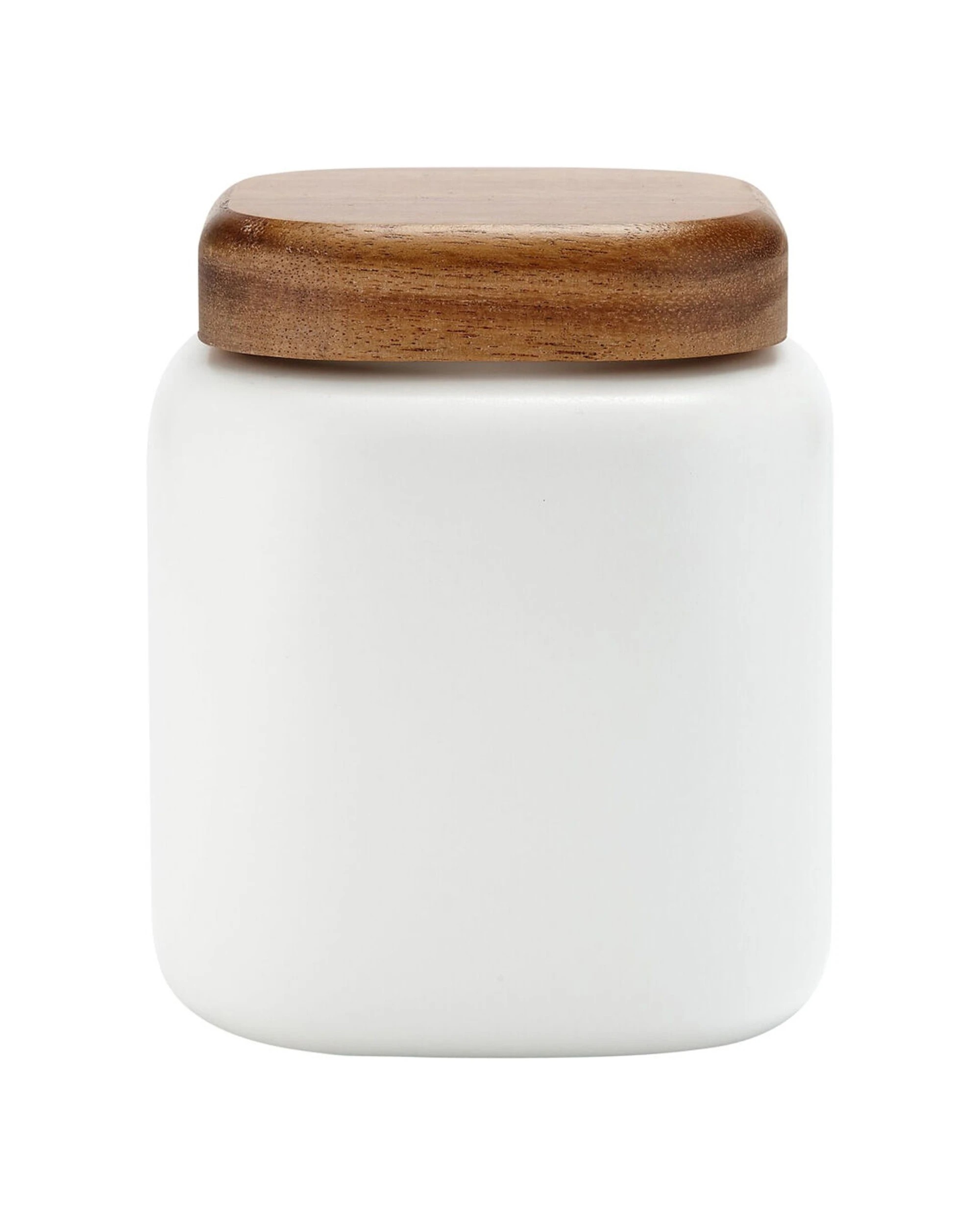3 Ladelle Essentials Canister Porcelain Container With Lid - White, 3 of 3