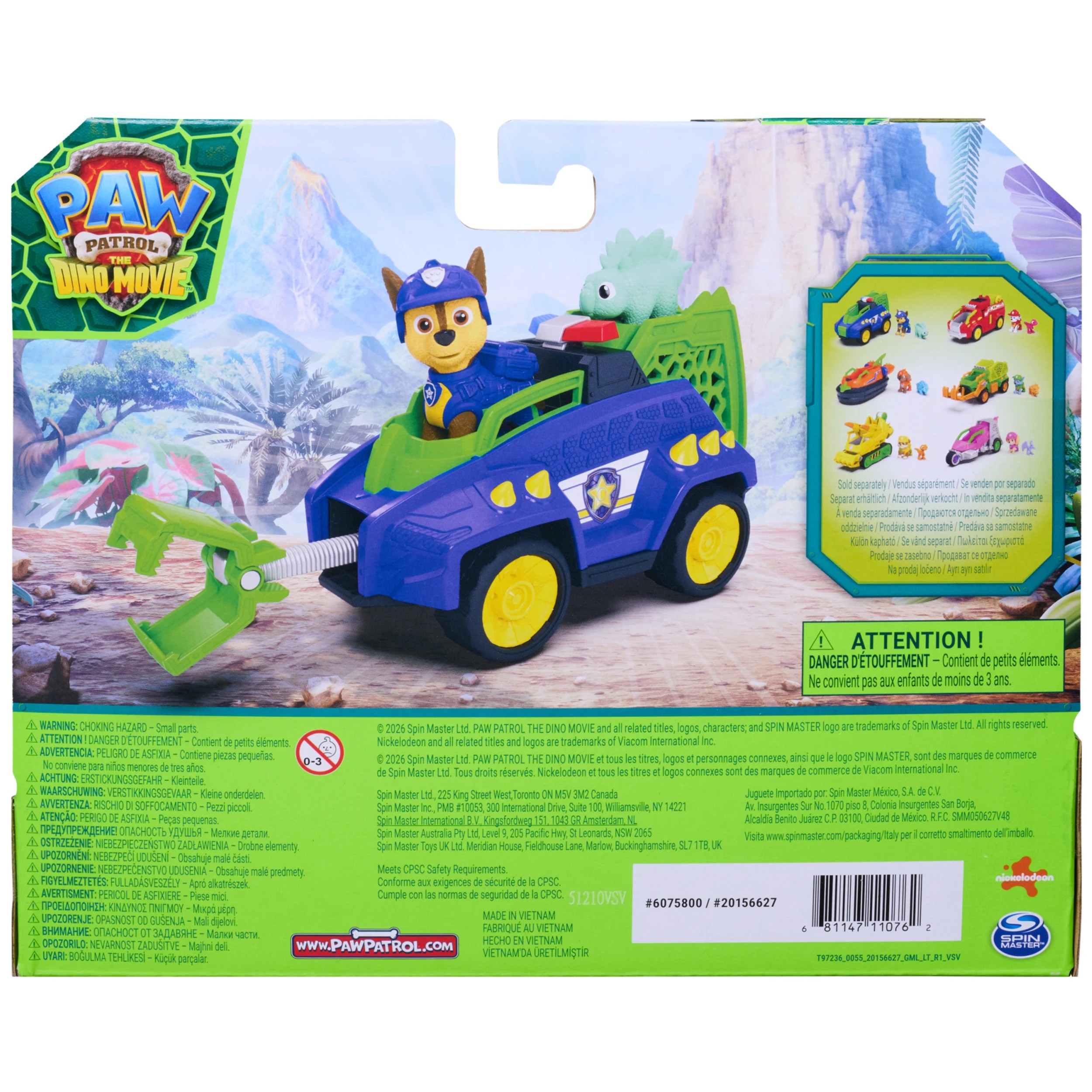 9 PAW Patrol: The Dino Movie Chase Dino Rescue Cruiser, 9 of 9