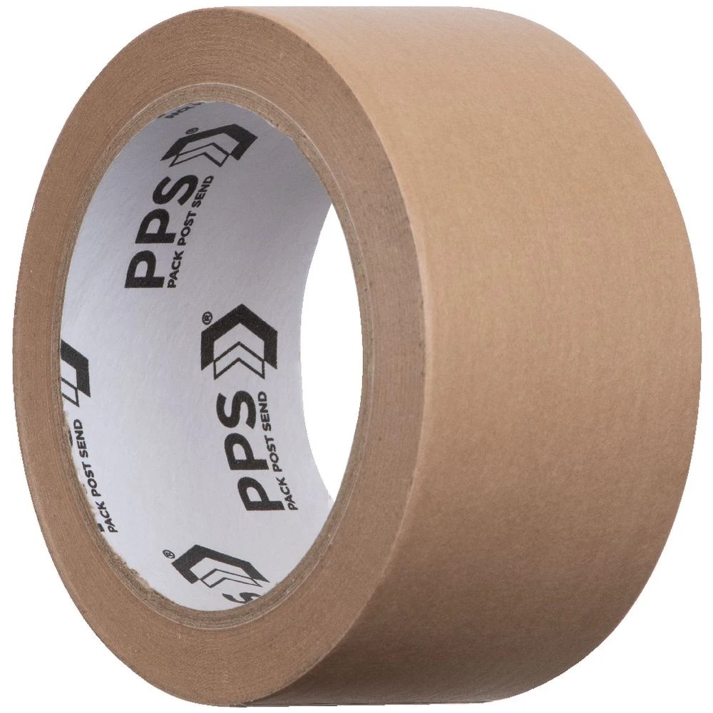 4 PPS Kraft Paper Tape 50mm x 25m 6 Pack, 4 of 4