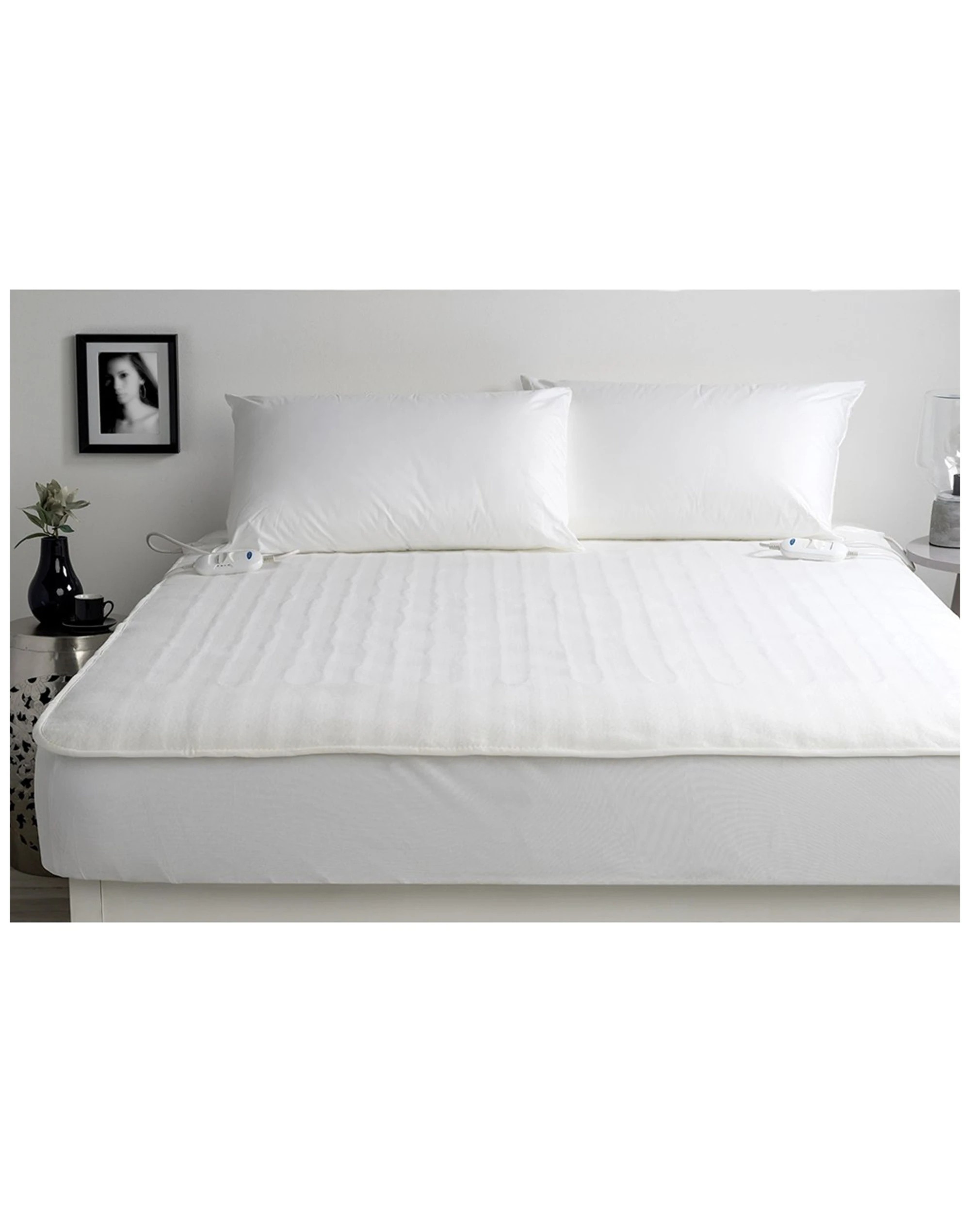 1 Jason Fully Fitted Single Bed Washable Warm Electric Blanket - Bedding
 - White, 1 of 3