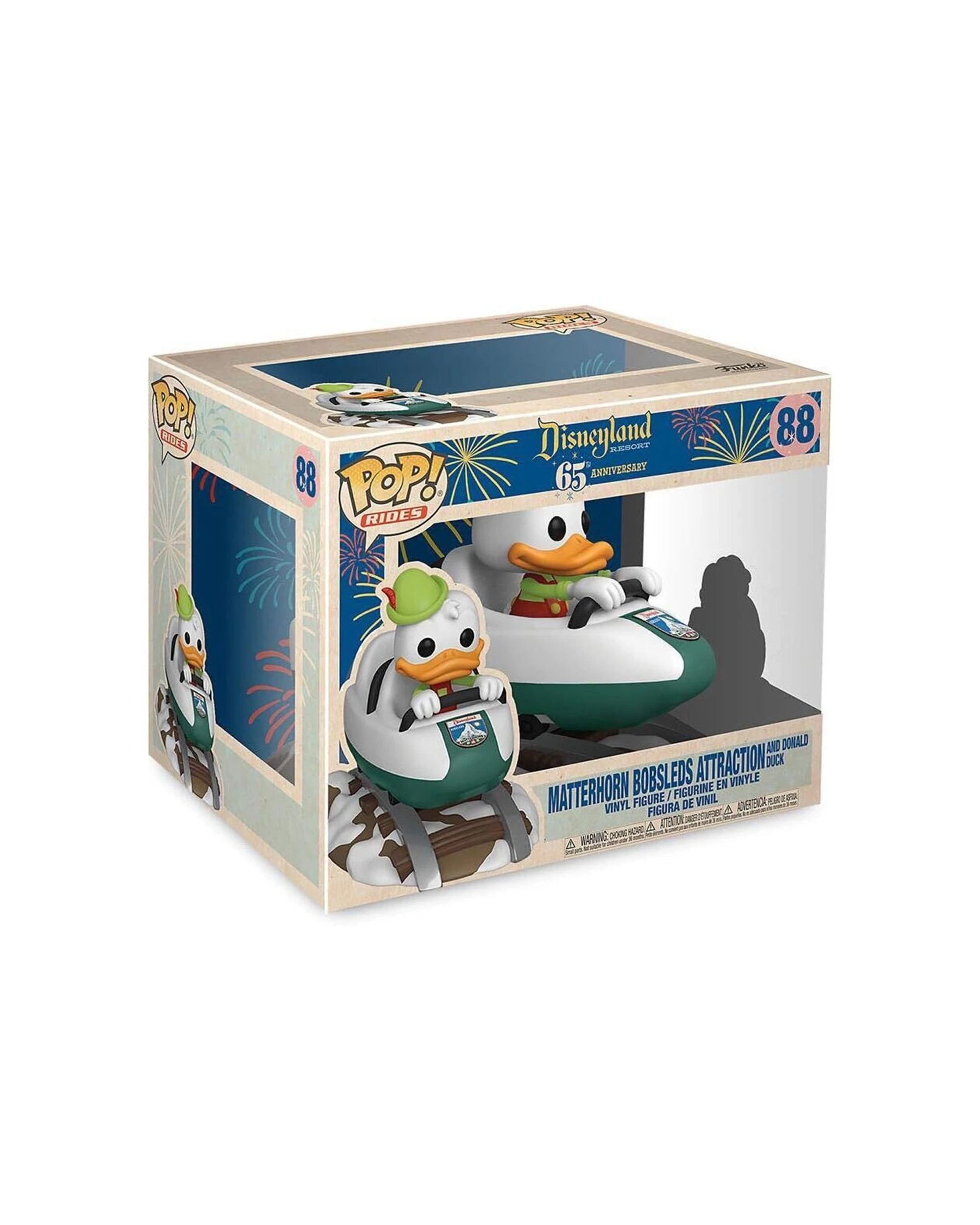 3 Disneyland 65th Anniv Donald On Matterhorn Pop Ride Action Figure 13cm - Multi, 3 of 3