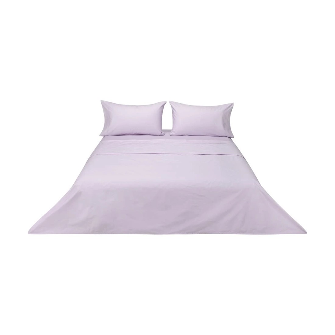 6 250 Thread Count Cotton Rich Sheet Set - Queen Bed, Lilac, 6 of 7