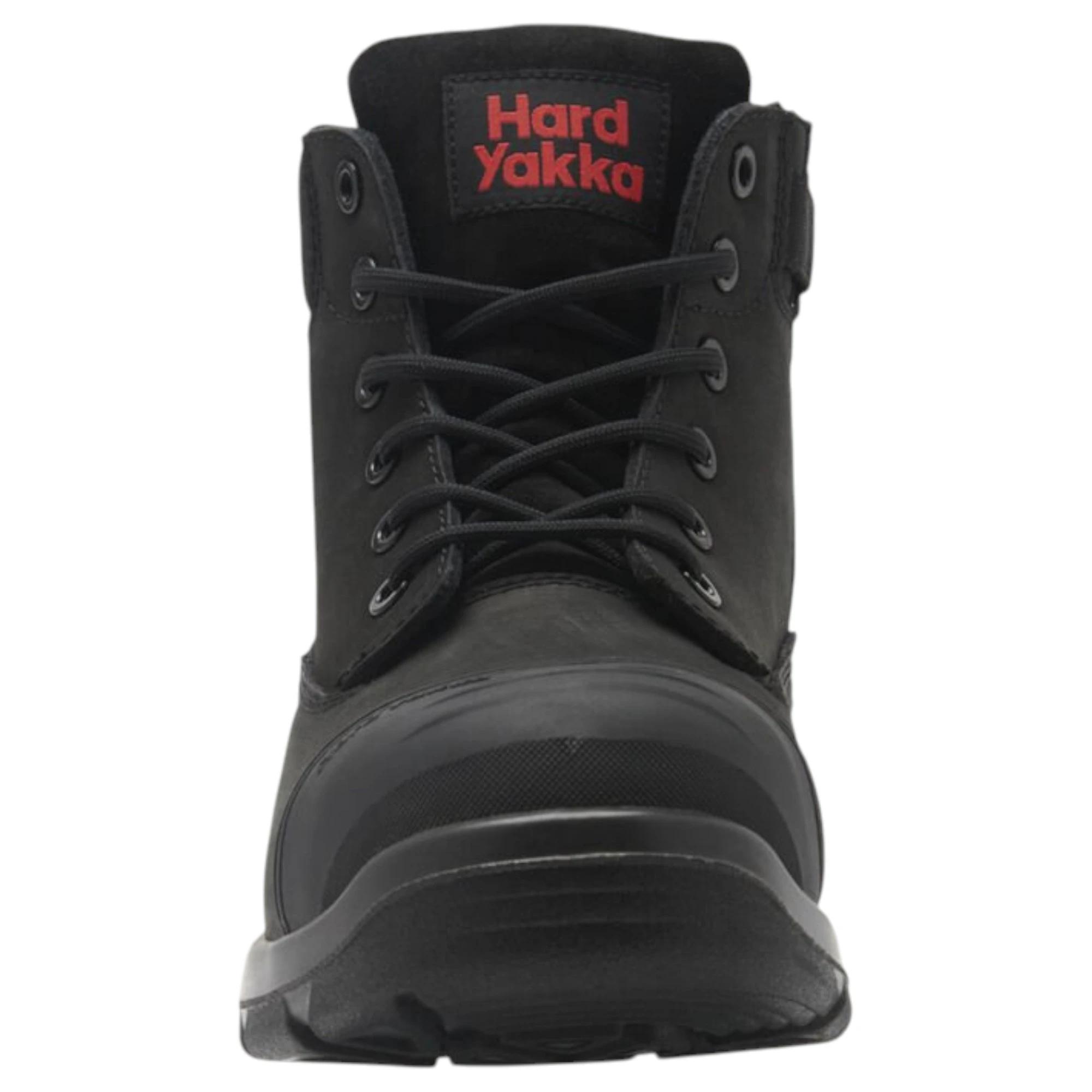 5 Hard Yakka Mens Toughmaxx 6z Steel Toe Safety Boot BLACK, 5 of 8