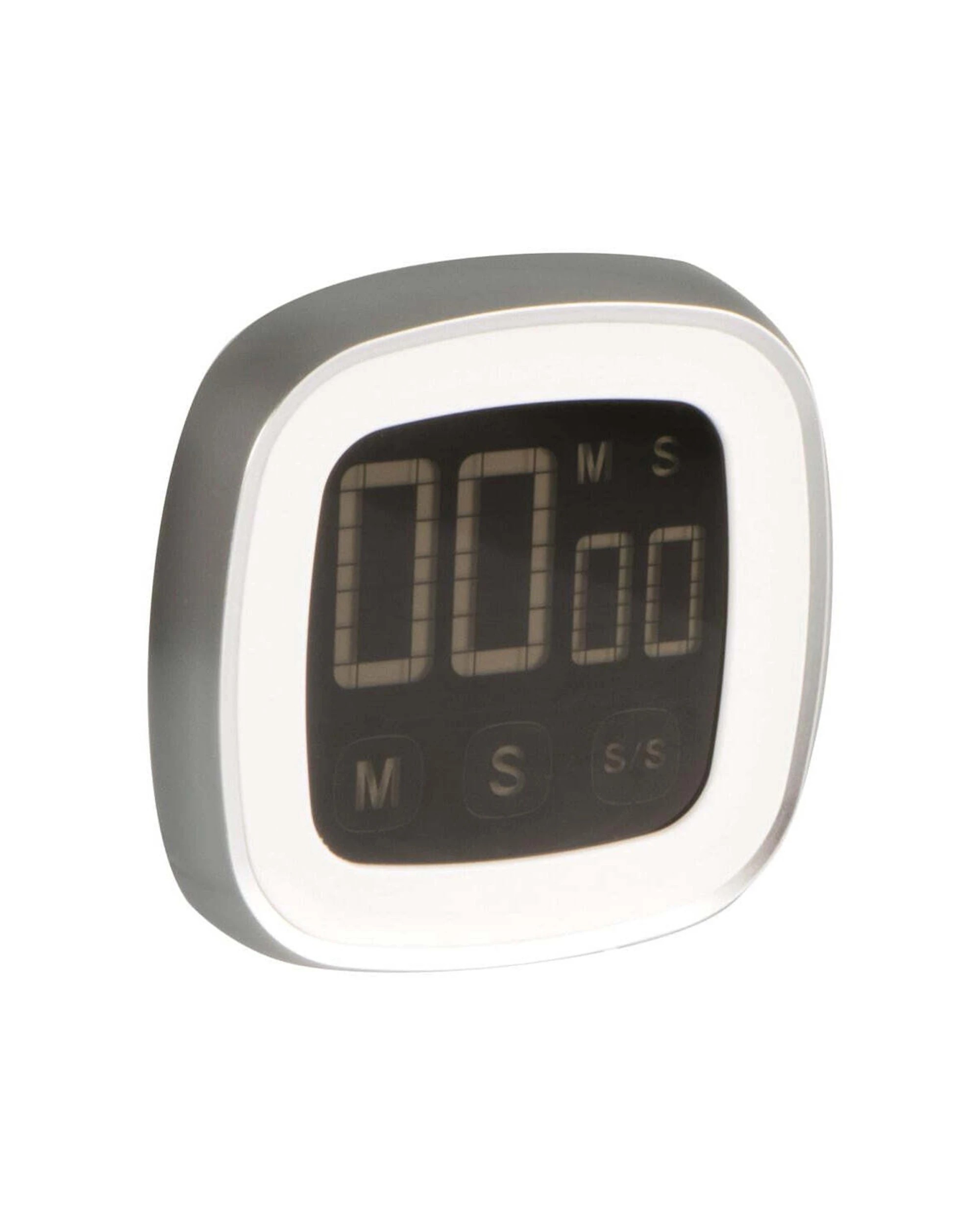 1 Avanti Digital Touch Screen Kitchen Timer Large Display Battery Operated - White, 1 of 1