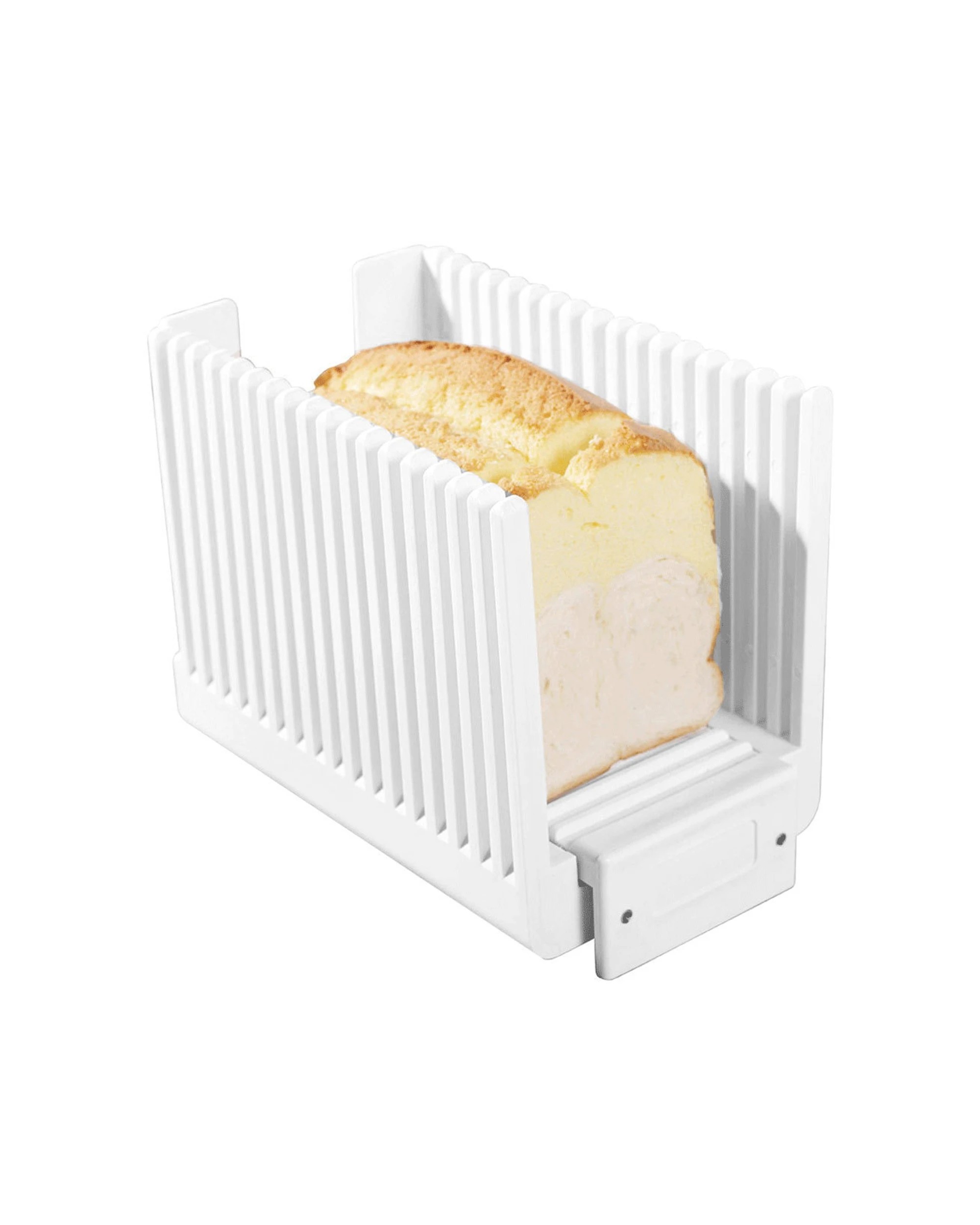 1 Avanti Bread Slicing Guide Up To 17 Even Slices Folds For Compact Storage - Silver, 1 of 3