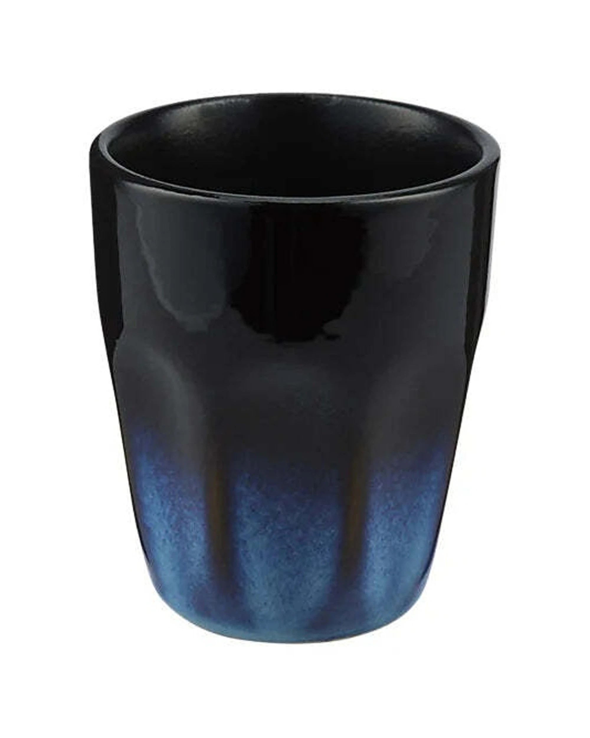 2 Maxwell And Williams Latte Cup Caviar Midnight Porcelain 250ml Coffee Mug - Blue, 2 of 2