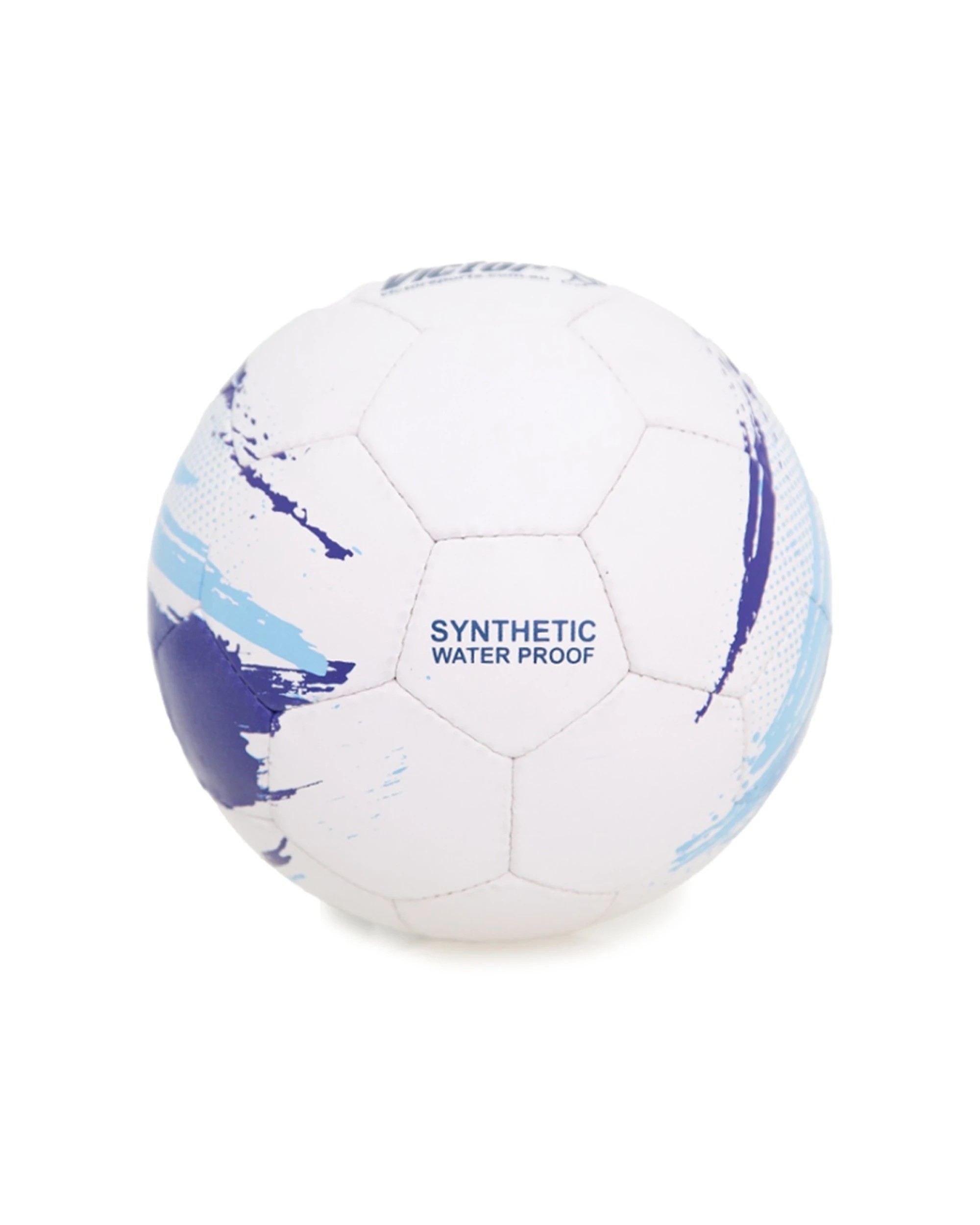 3 Victor Sports Match Soccer Ball Training Durable Size 5 - Blue, 3 of 4