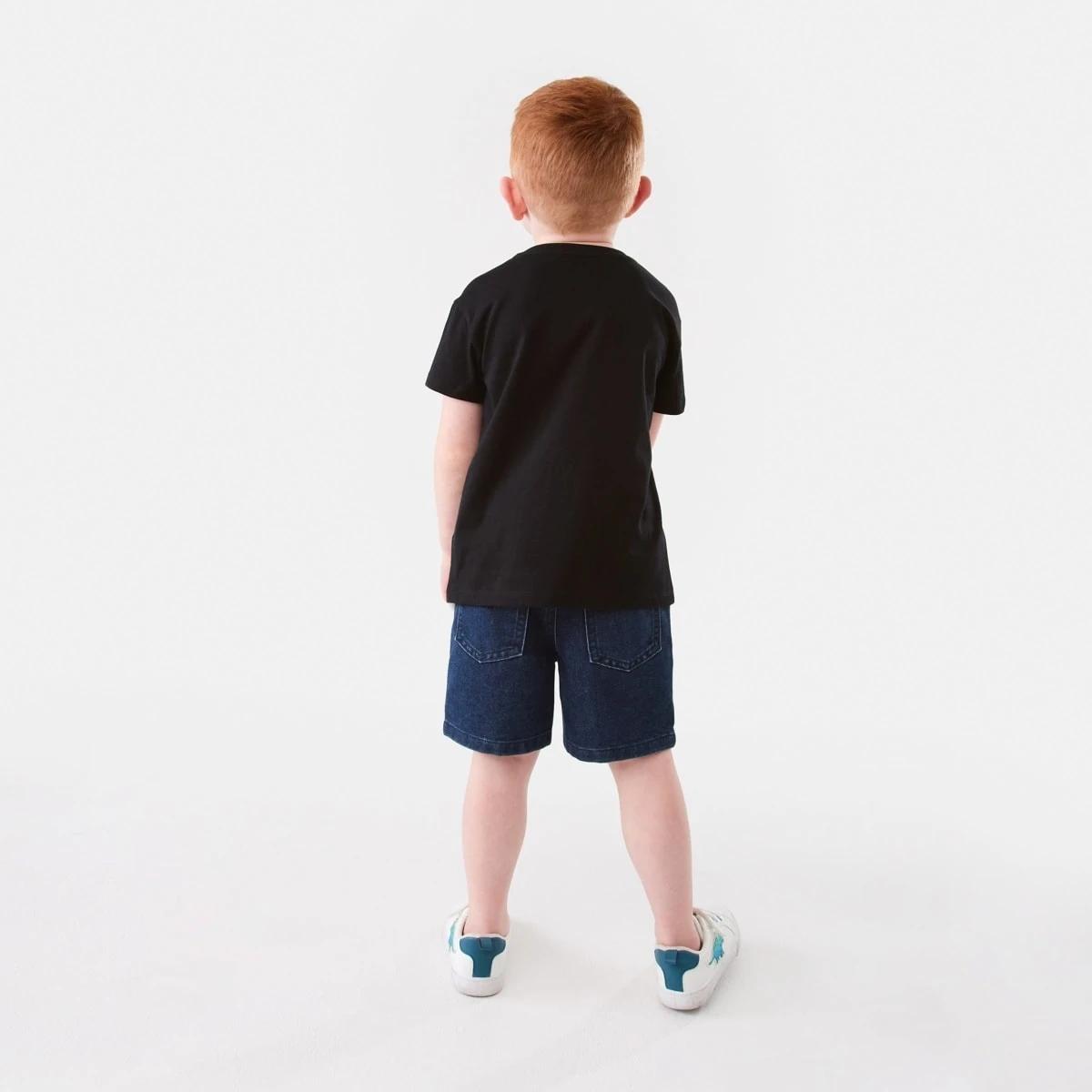 6 Mirror Foil Print T-shirt Blk Soccr, 6 of 8