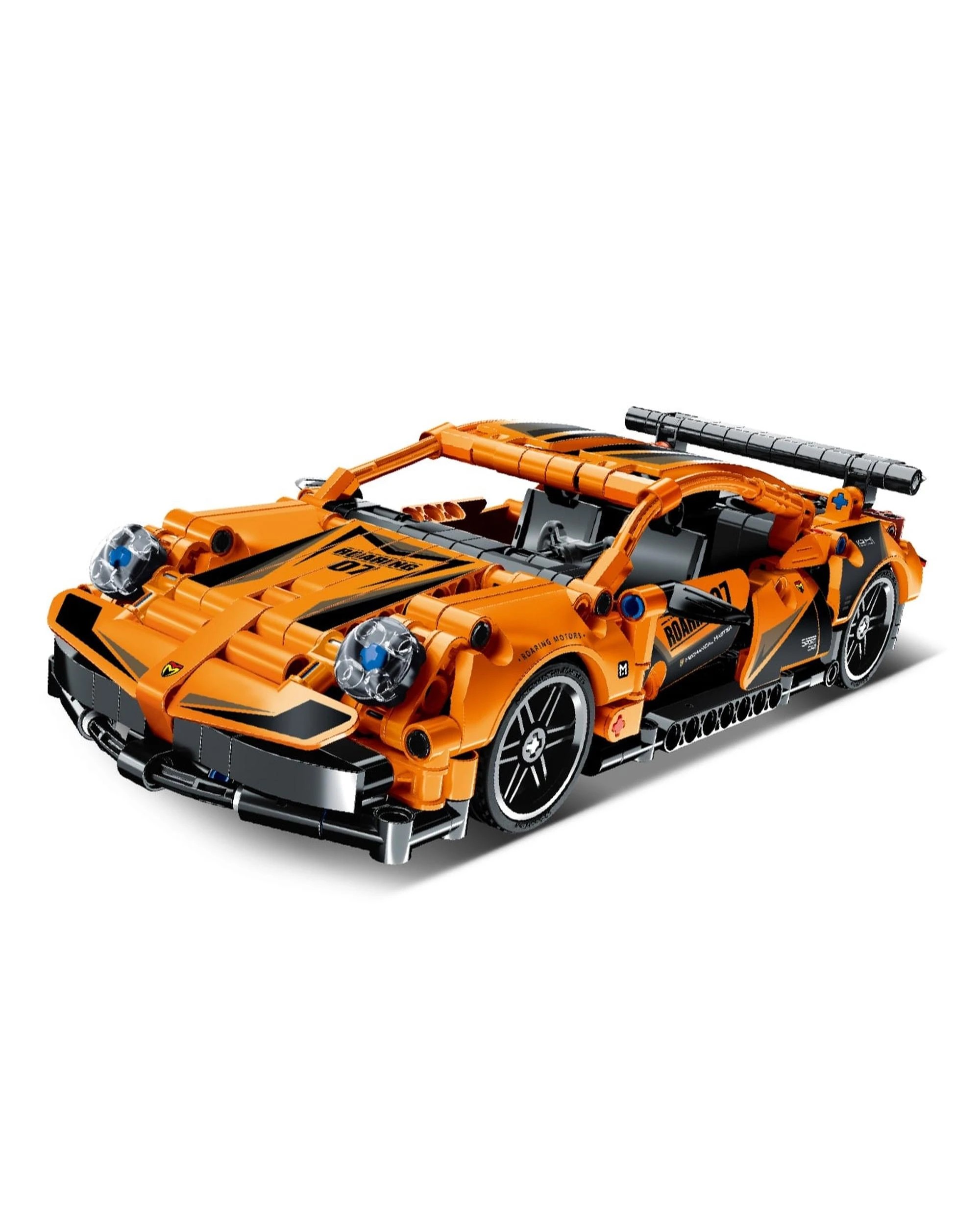 2 iM.Master Mechanical Master Pull Back Super Car Orange 490 Piece Model Kit - 5807, 2 of 5