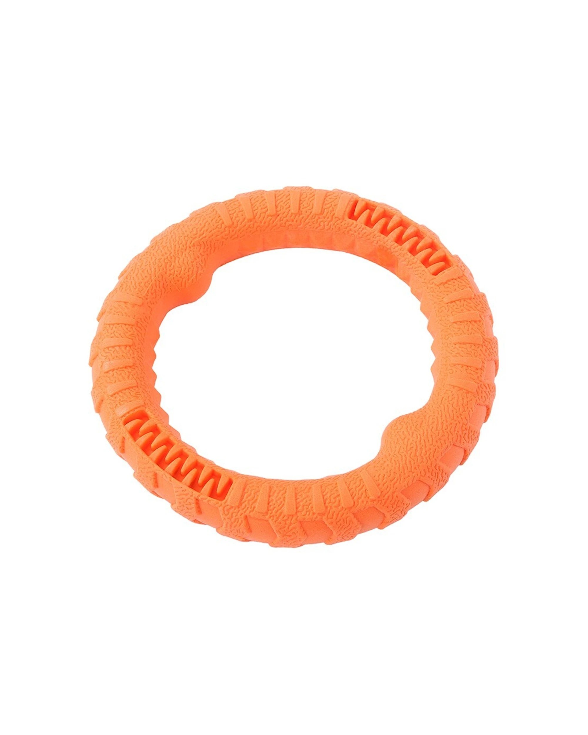 2 Paws And Claws 24cm Orange Fetch N Play Tugger Ring Dog Toy Floating Treat Dispenser Ring Large Orange Lg
 - Orange, 2 of 4